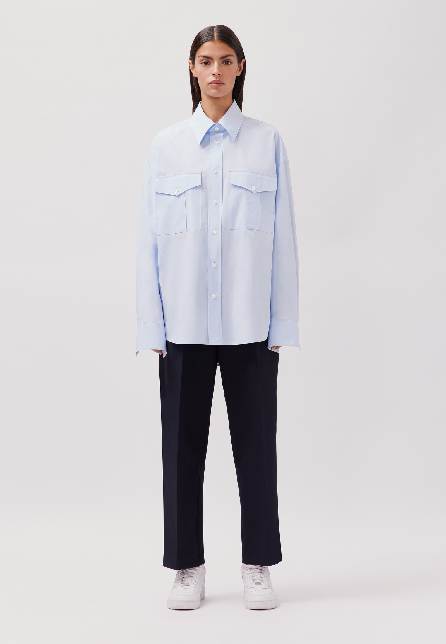 studio seidensticker Chemise d'affaires Regular 1/1 Kentkragen Uni