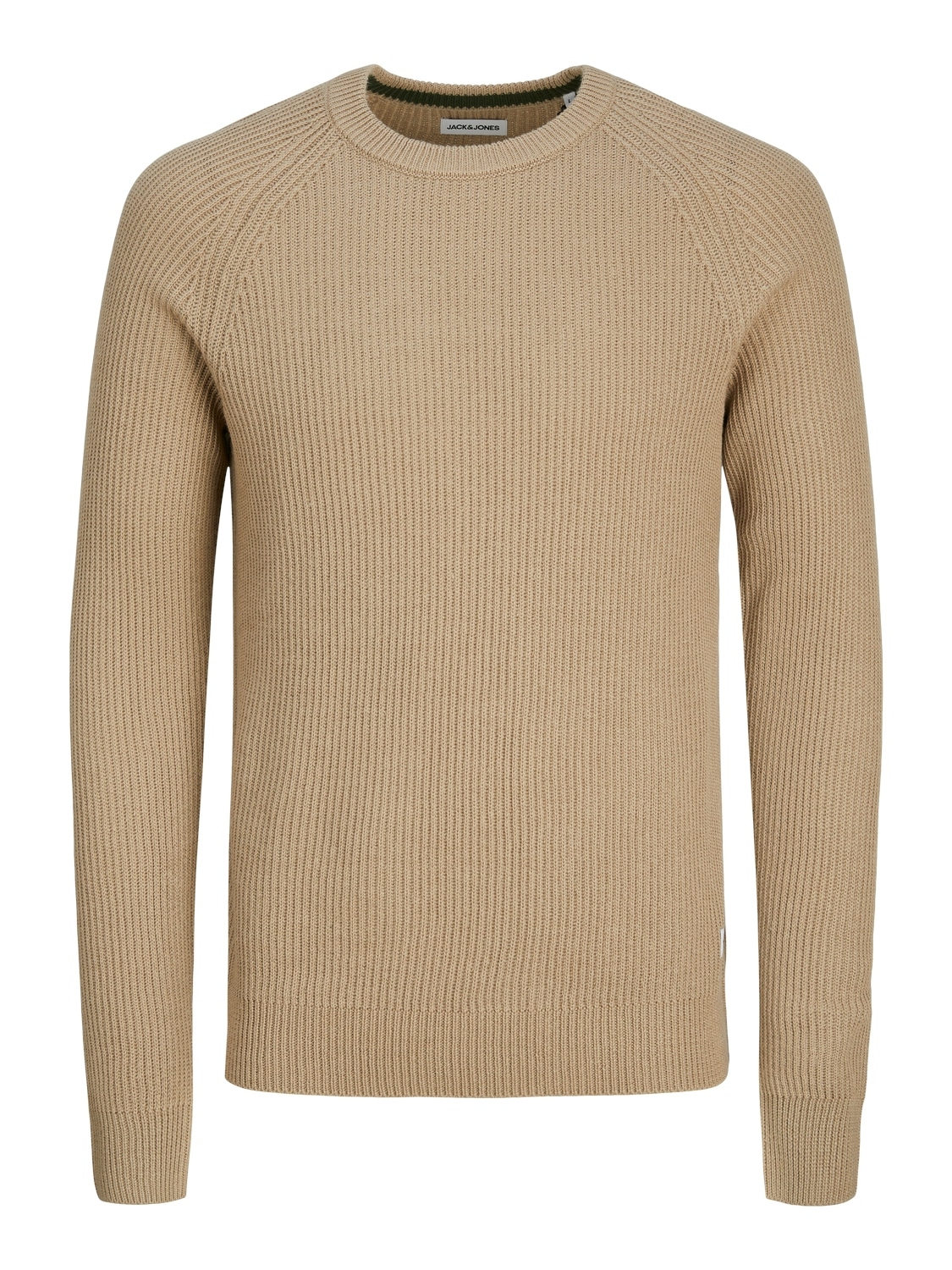 Jack & Jones Rundhalspullover »JJPANNEL KNIT CREW NECK AW24«