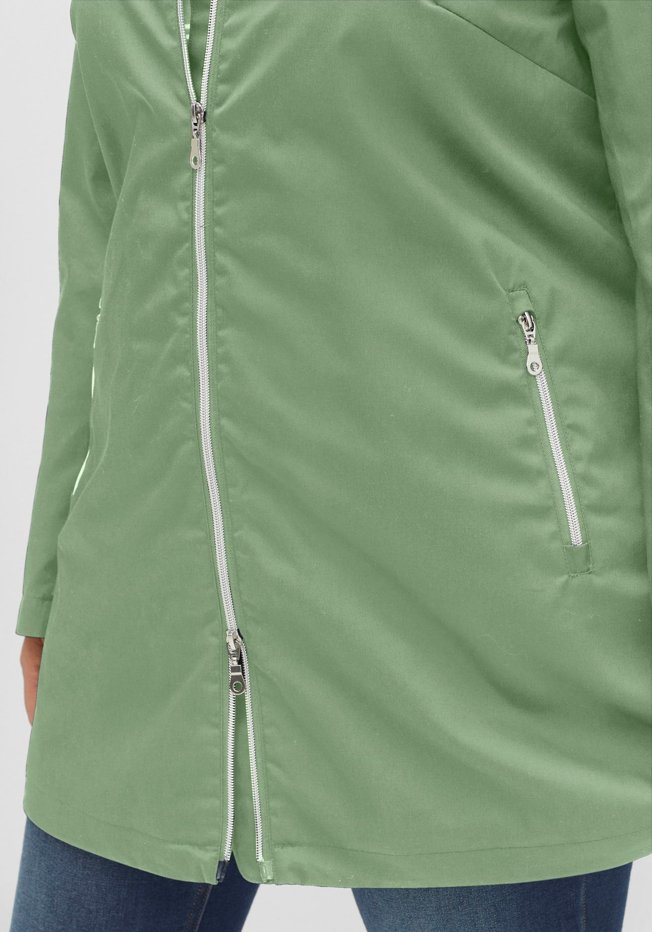Sheego Outdoorjacke mit Kapuze