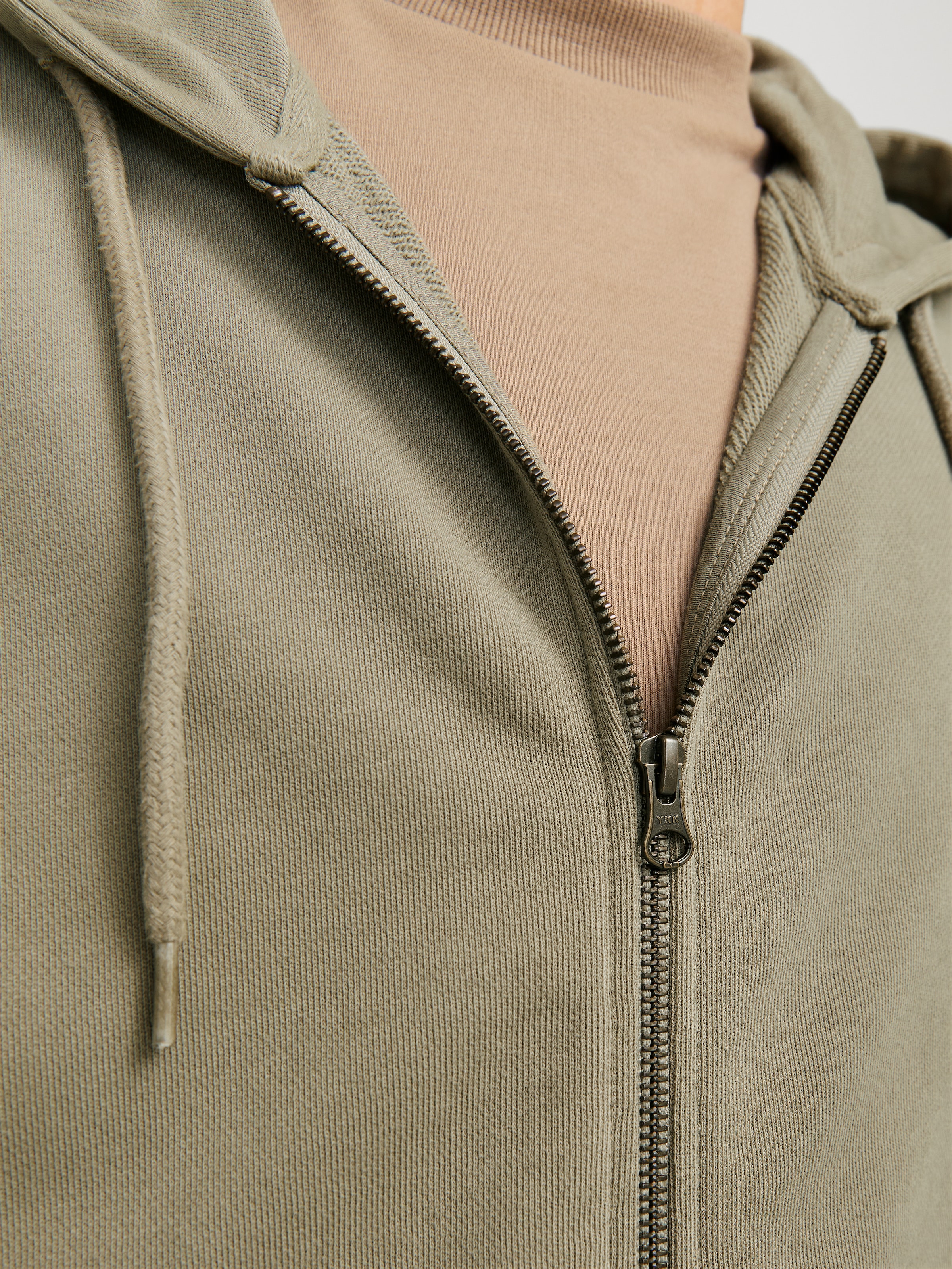 Jack & Jones Kapuzensweatjacke »JJECHARGE FADED SWEAT ZIP HOOD NOOS«, mit Kapuze