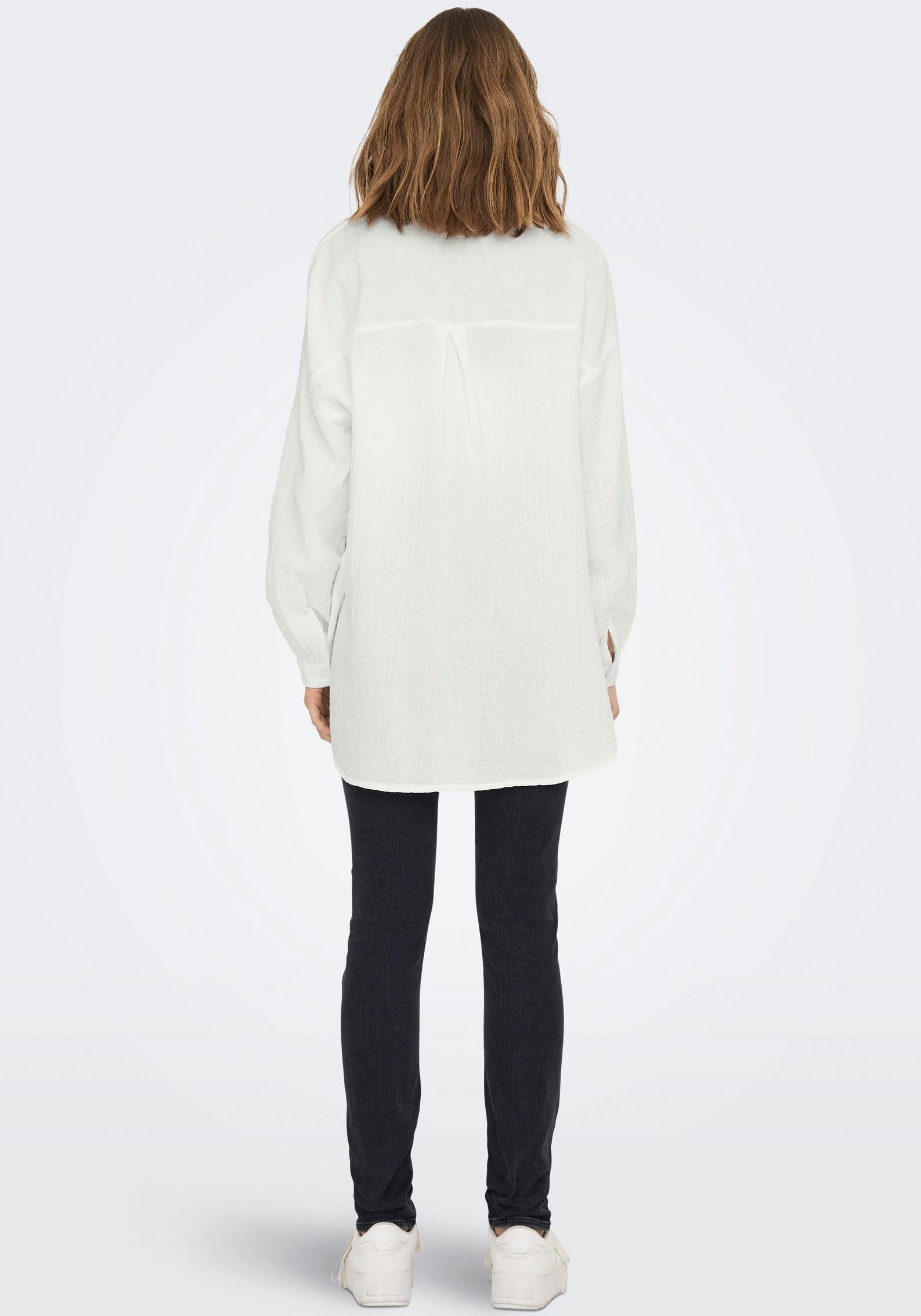 ONLY Longbluse »ONLTHYRA OVERSIZED SHIRT NOOS WVN«