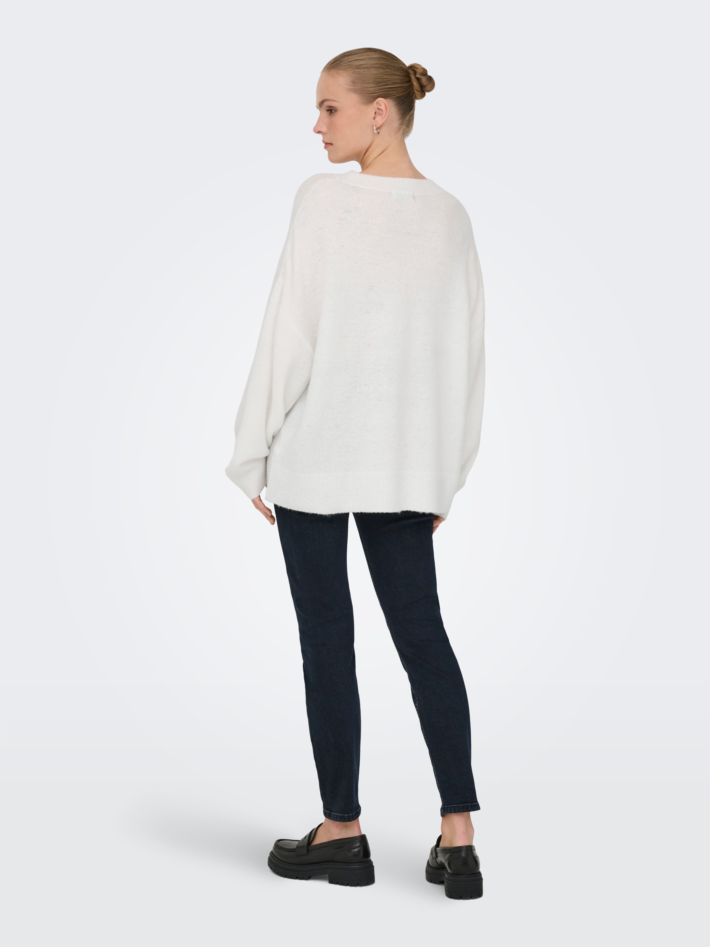 JDY »JDYSONJA L/S O-NECK PULLOVER KNT NOOS« mélange de matériaux