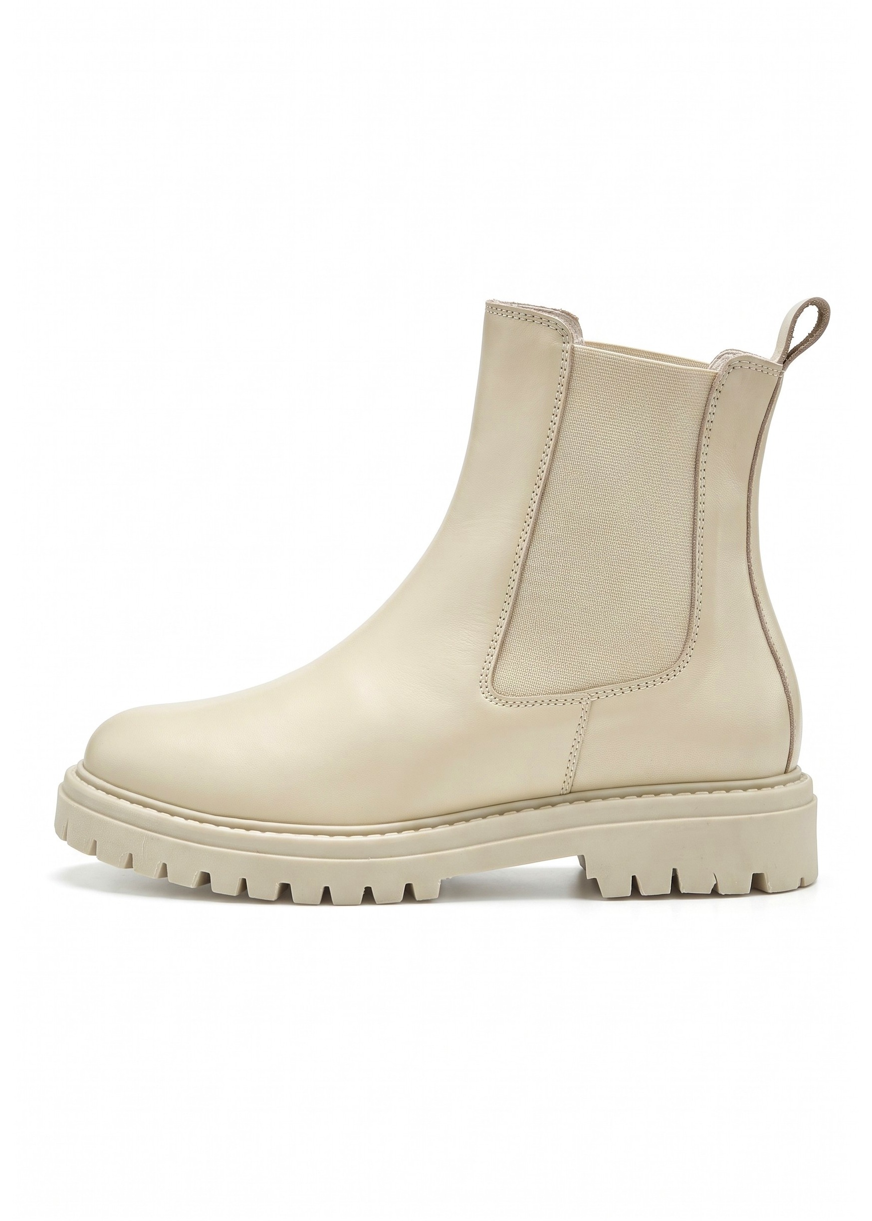 Elbsand Stiefelette »Chelseaboots, Schlupfstiefel, Lederstiefelette, Herbststiefelette«  NEU Bikerboots aus Leder mit Stretch-Einsätzen & leichter Profilsohle
