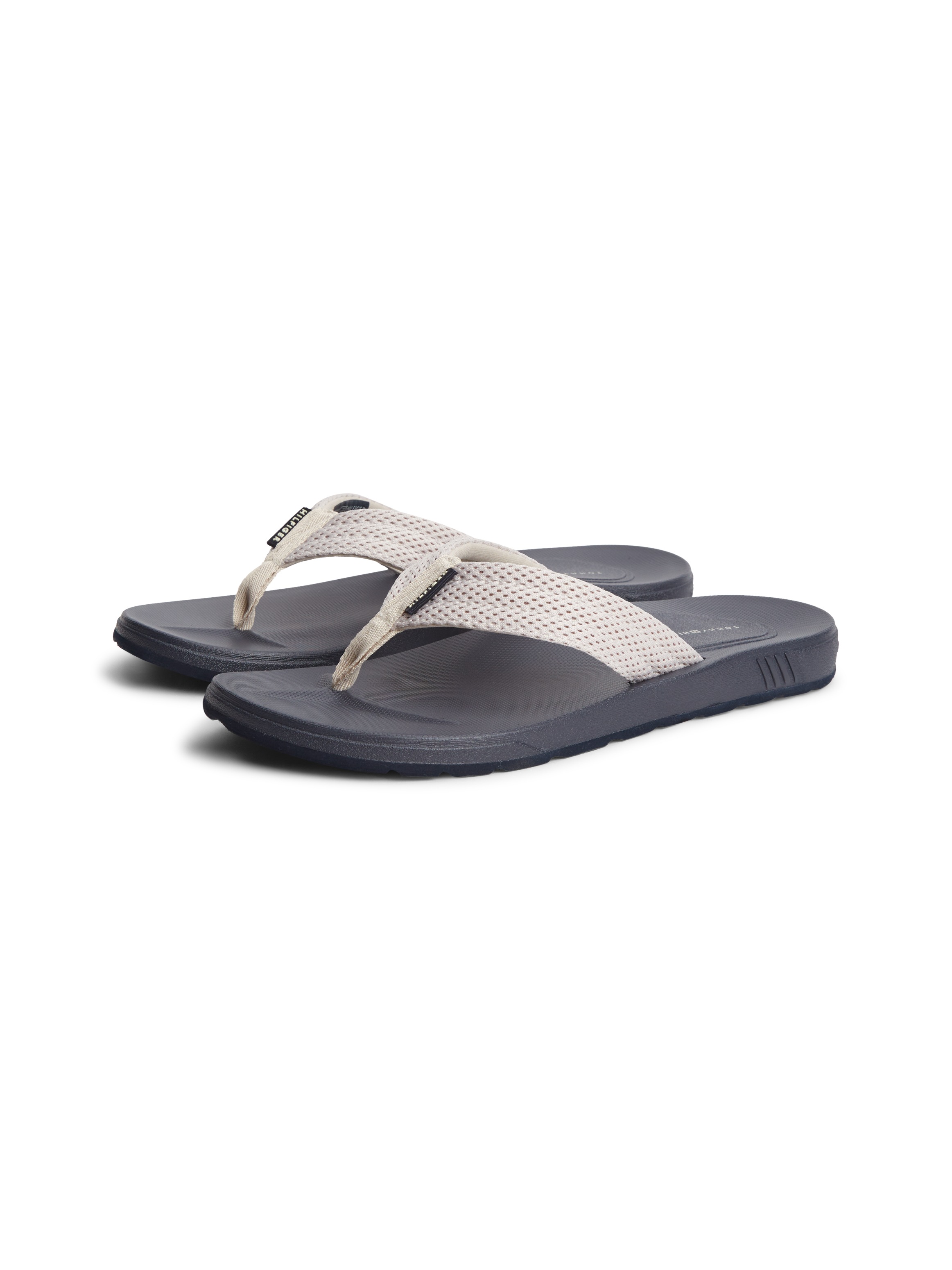 Image of Tommy Hilfiger Zehentrenner "MOLDED PADDED HILFIGER B SANDAL" Strandschuh, Sommerschuh, Poolslide mit Kontrastbesatz