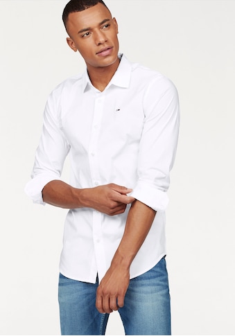 Langarmhemd »Sabim Stretch Hemd Shirt«, Stretch Hemd, Premium, Slim Fit, mit Elasthan