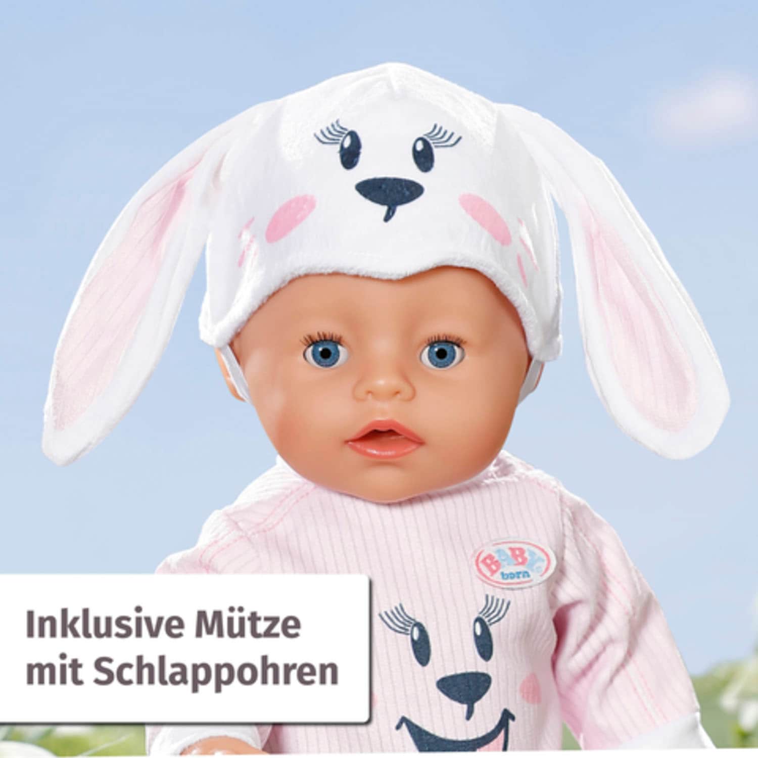 Baby Born Puppenkleidung »Häschen Kuschelanzug, 43 cm«