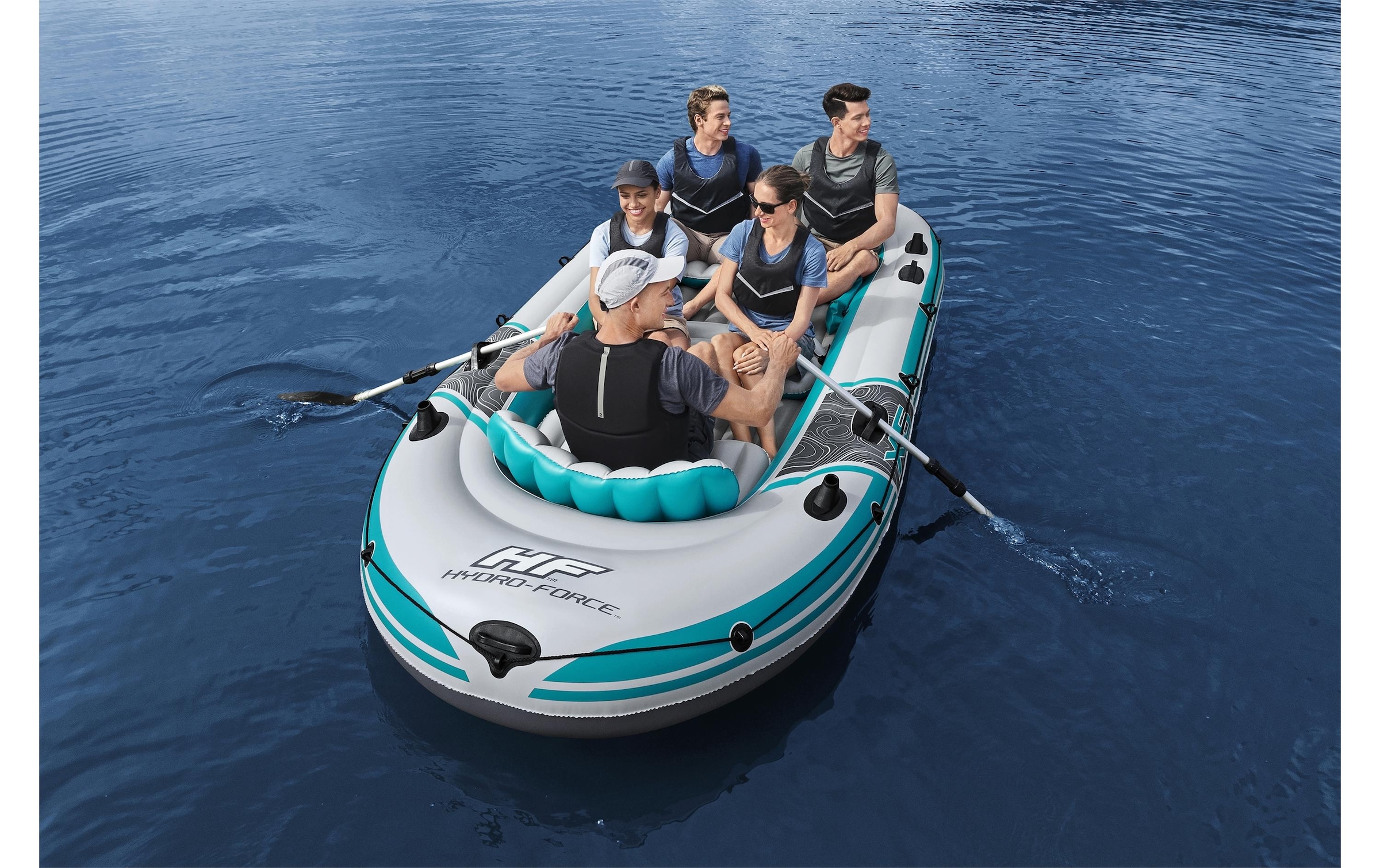 Bestway Bateau pneumatique »Hydro-Force Komplett-Set Adventure Elite X5« bottes en caoutchouc