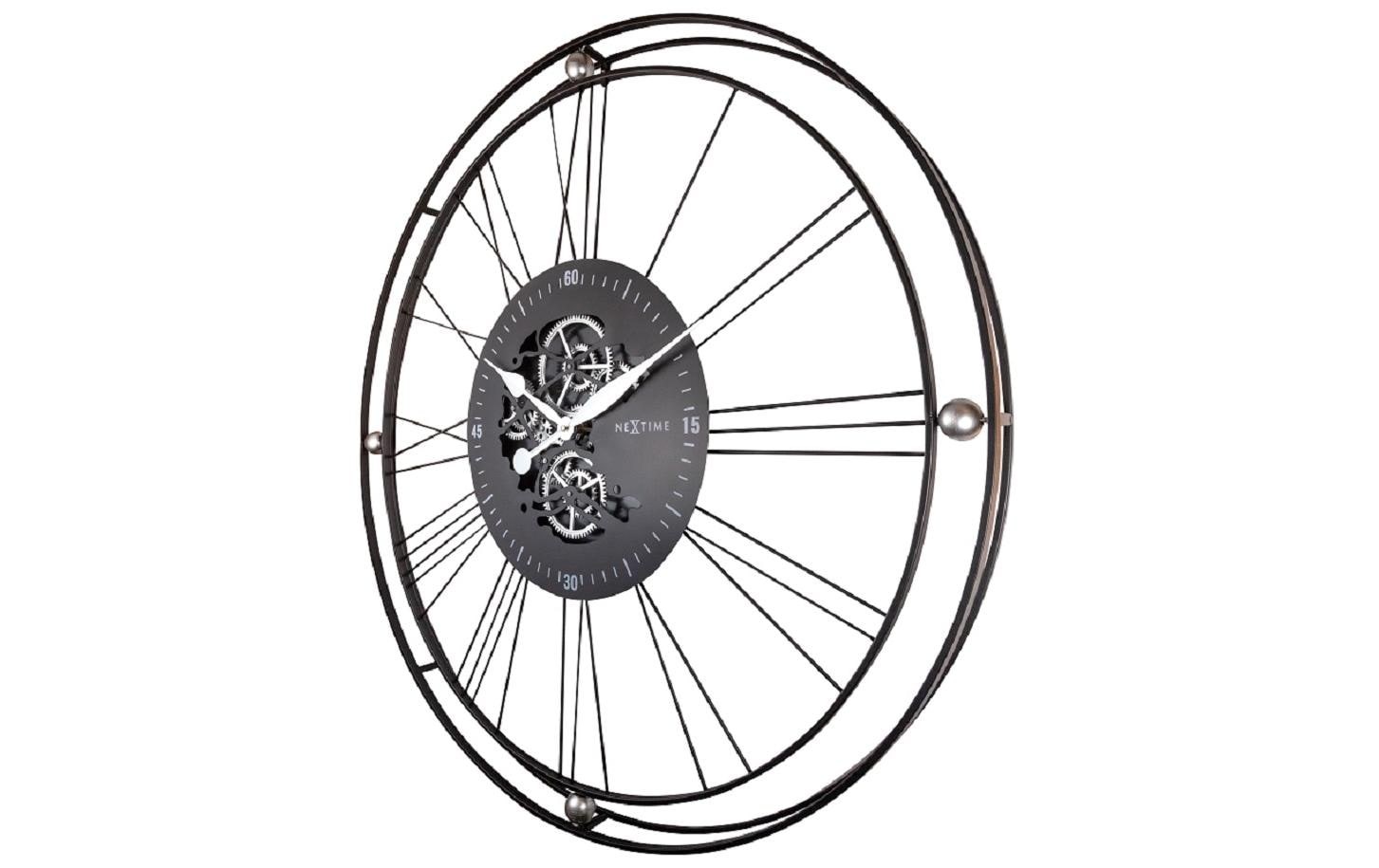 NEXTIME Wanduhr »NeXtime Wire Gear Clock 90.«