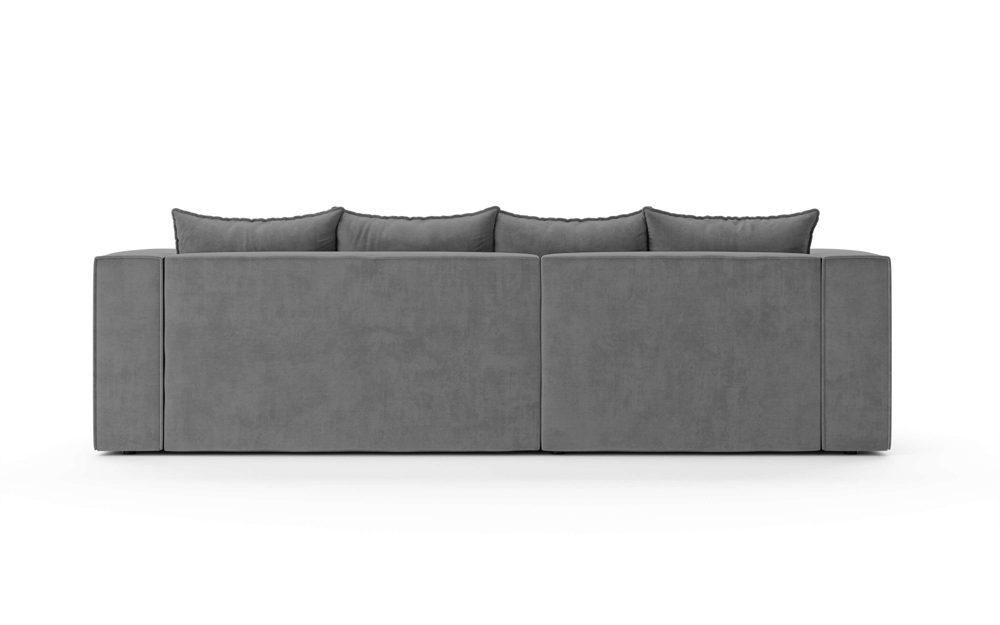 INOSIGN Ecksofa »LINCOLNVILLE mit Bettfunktion und Bettkasten, Masse B/H/T 244/76/150 cm«, L-Form mit Wellenunterfederung, Recamiere beidseitig montierbar