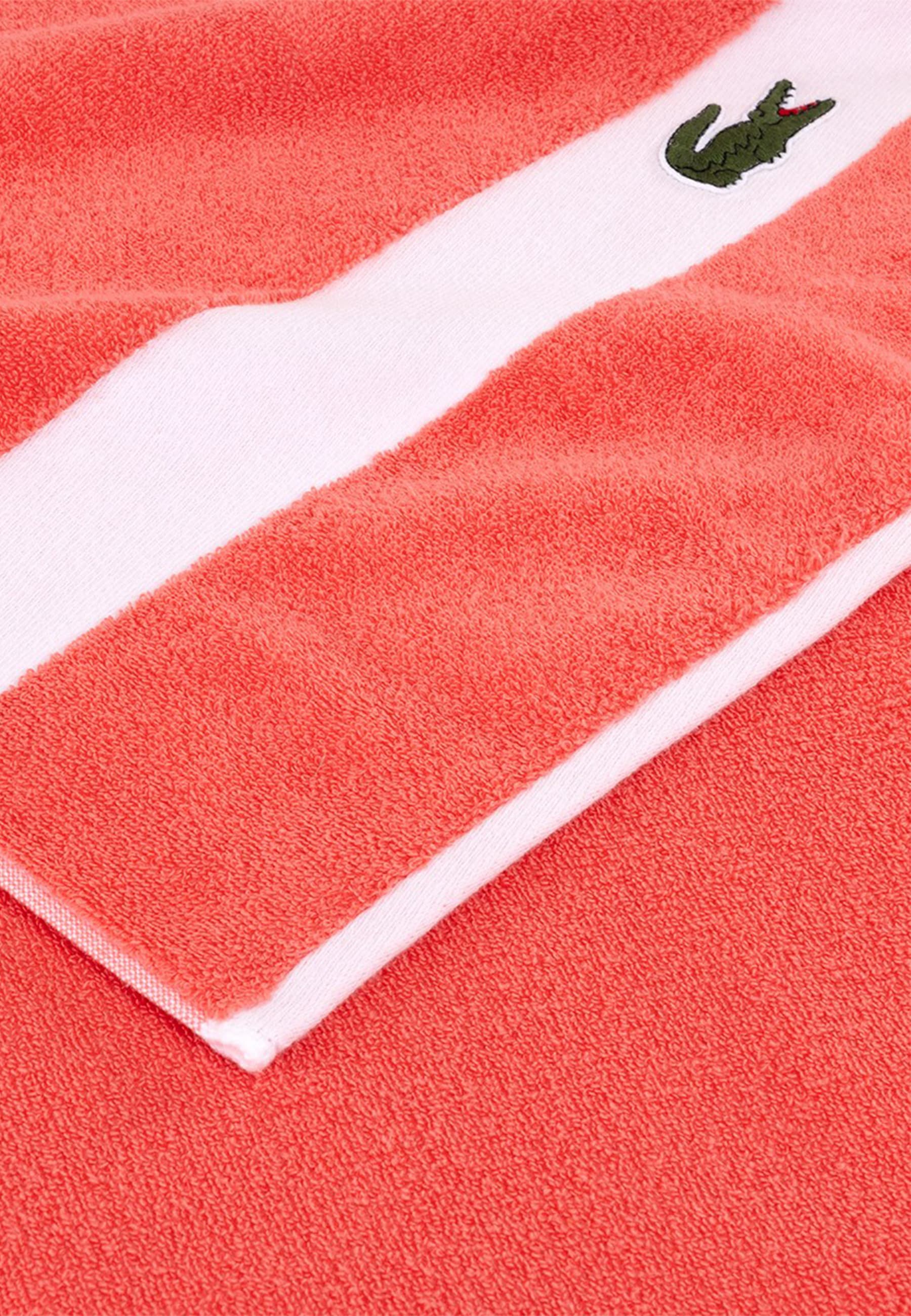 Lacoste Serviette de bain »LCASUAL« avec applications d'étiquettes