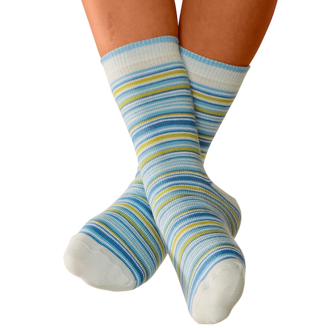 H.I.S Socken, (Set, 5 Paar), mit verstärkter Ferse & Spitze  versandkostenfrei auf