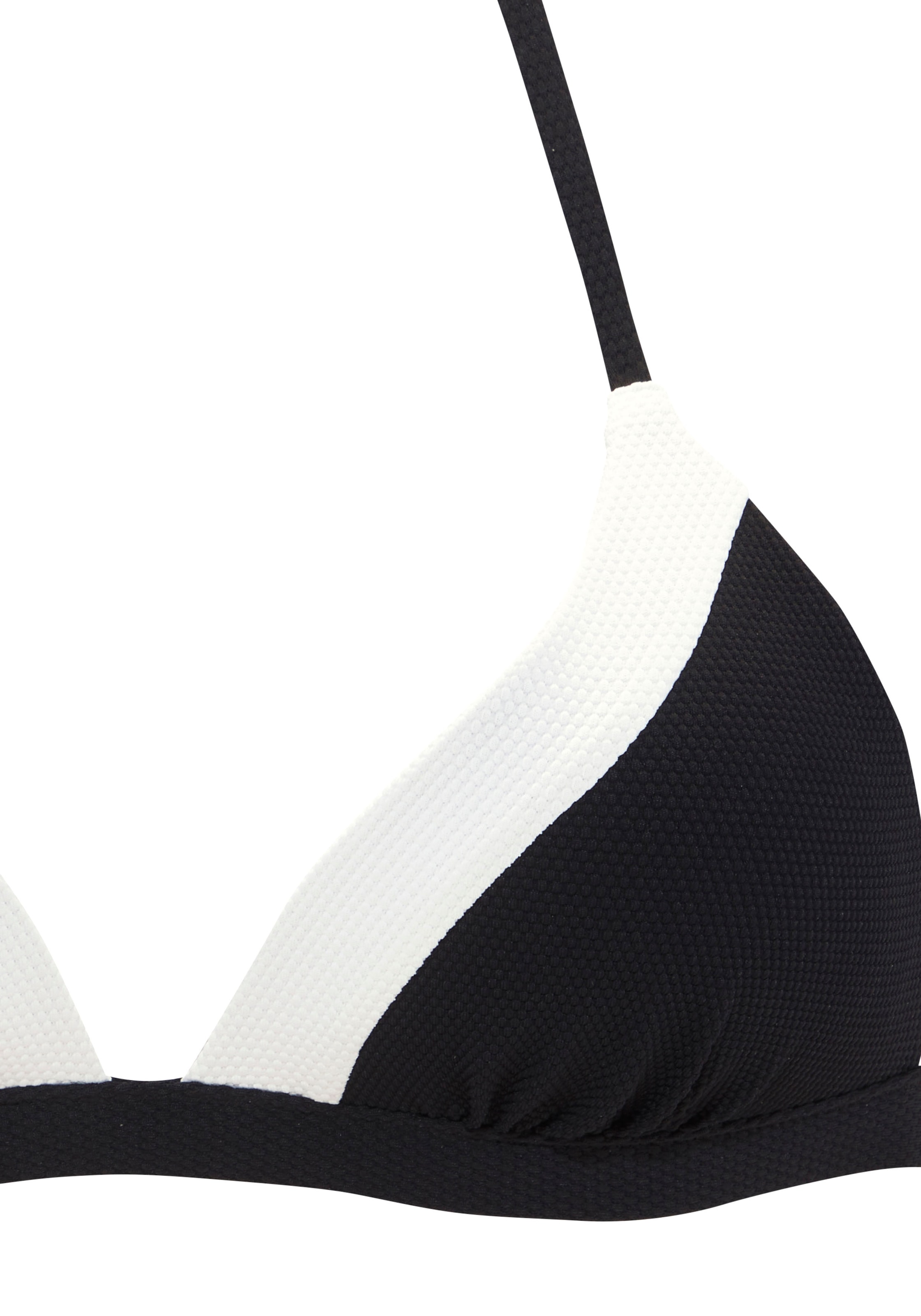 LASCANA Triangel-Bikini-Top »Chic« aus eleganter Strukturware