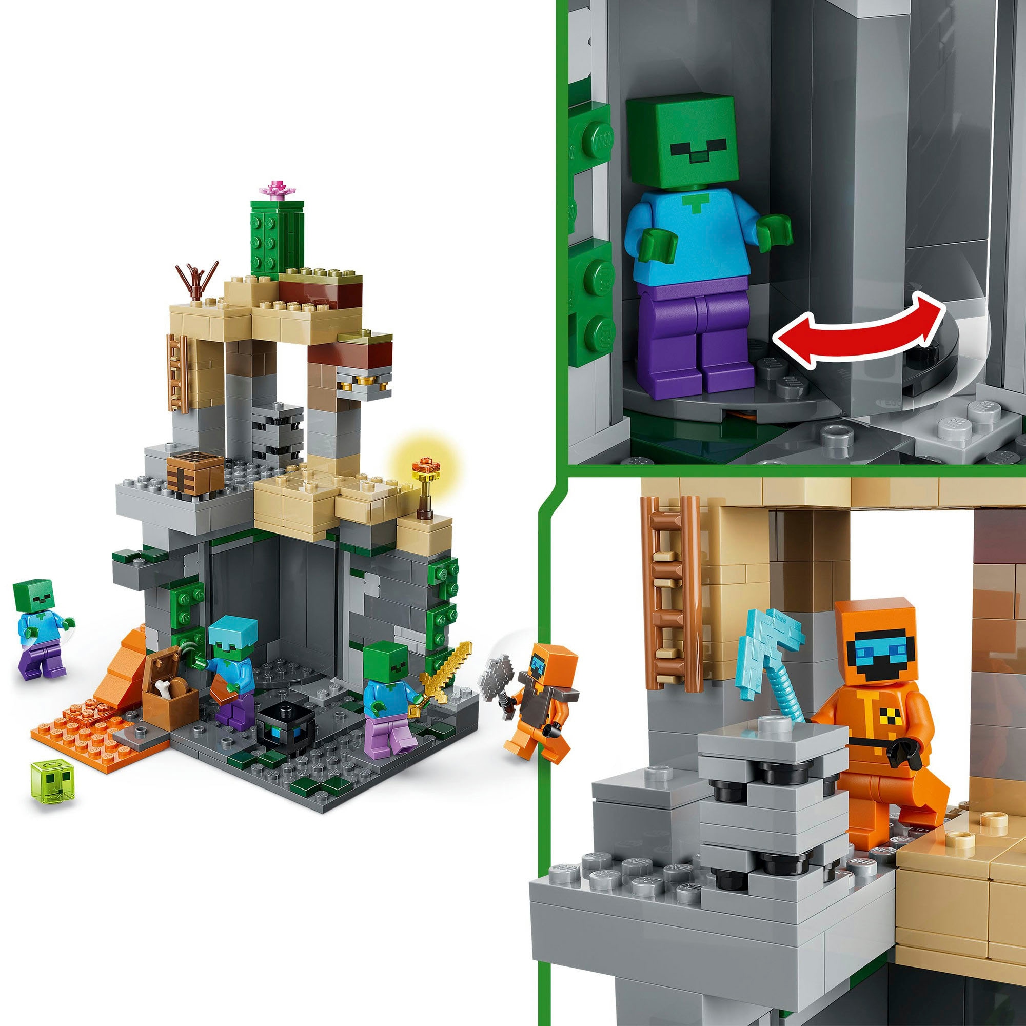 LEGO® Pions de construction »Zombieverlies (21587), LEGO Minecraft« Made in Europe