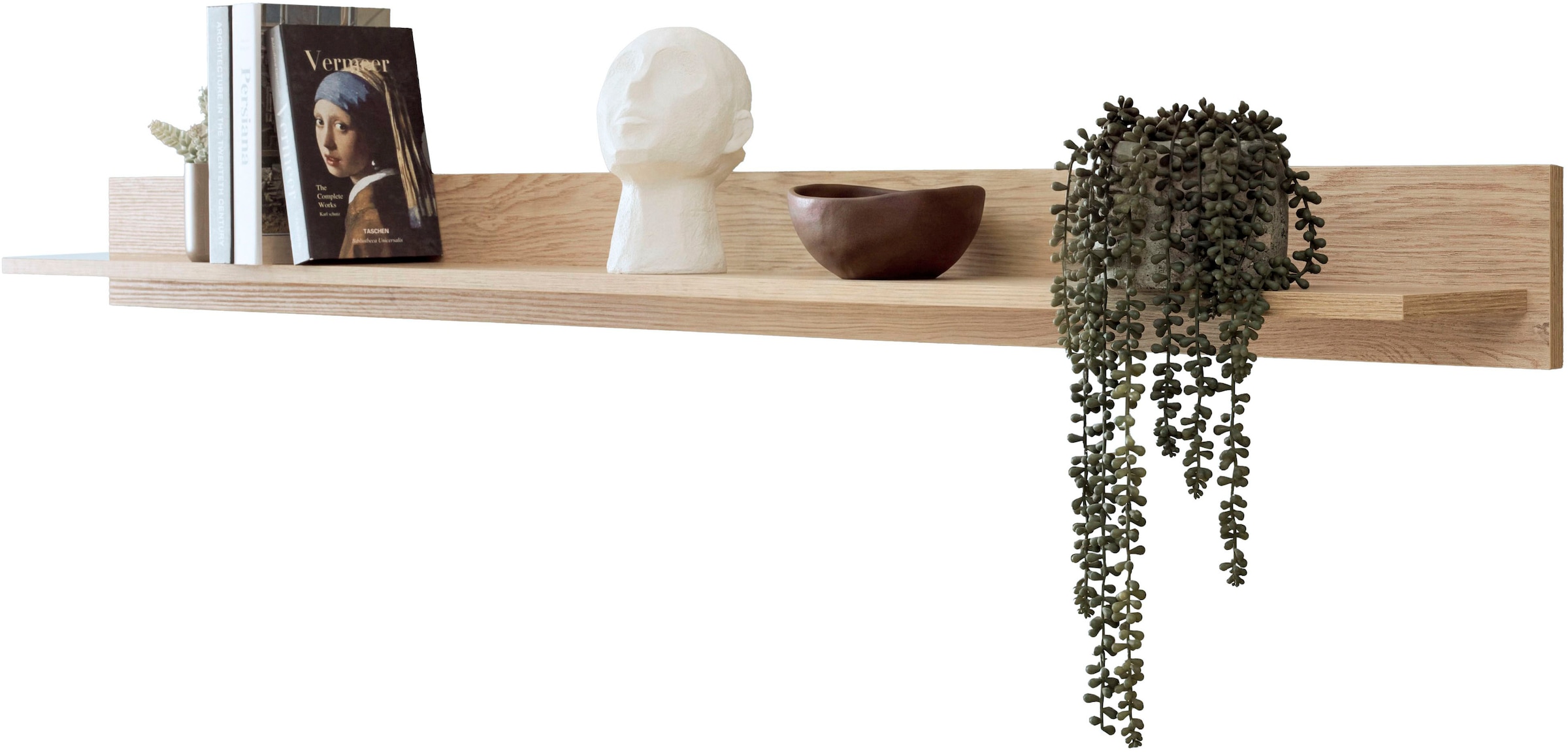 Home affaire Tableau mural »Fredericia, modernes Wandregal, Wandhalter mit Ablagefläche« étagère suspendue polyvalente, chêne Cremona Toro, largeur 195 cm
