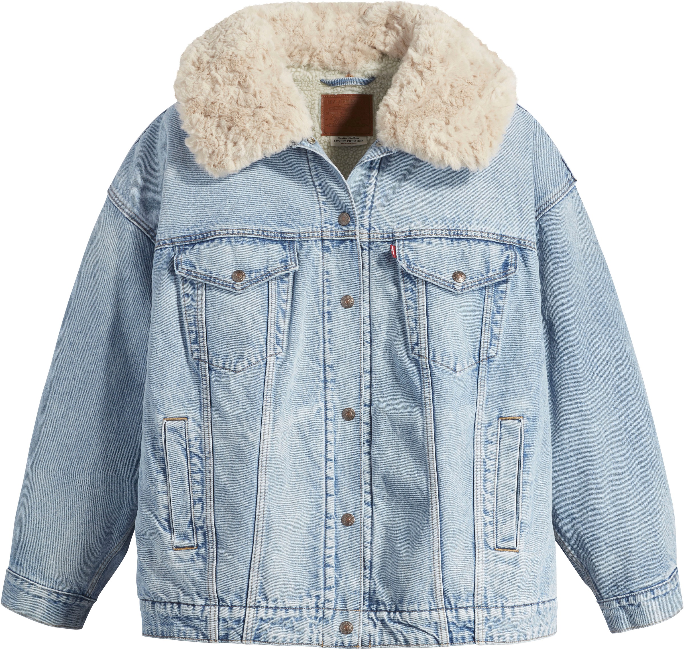 Image of Levi's® Plus Jeansjacke »PL XL WMS SHERPA TRUCKER« bei Ackermann Versand Schweiz