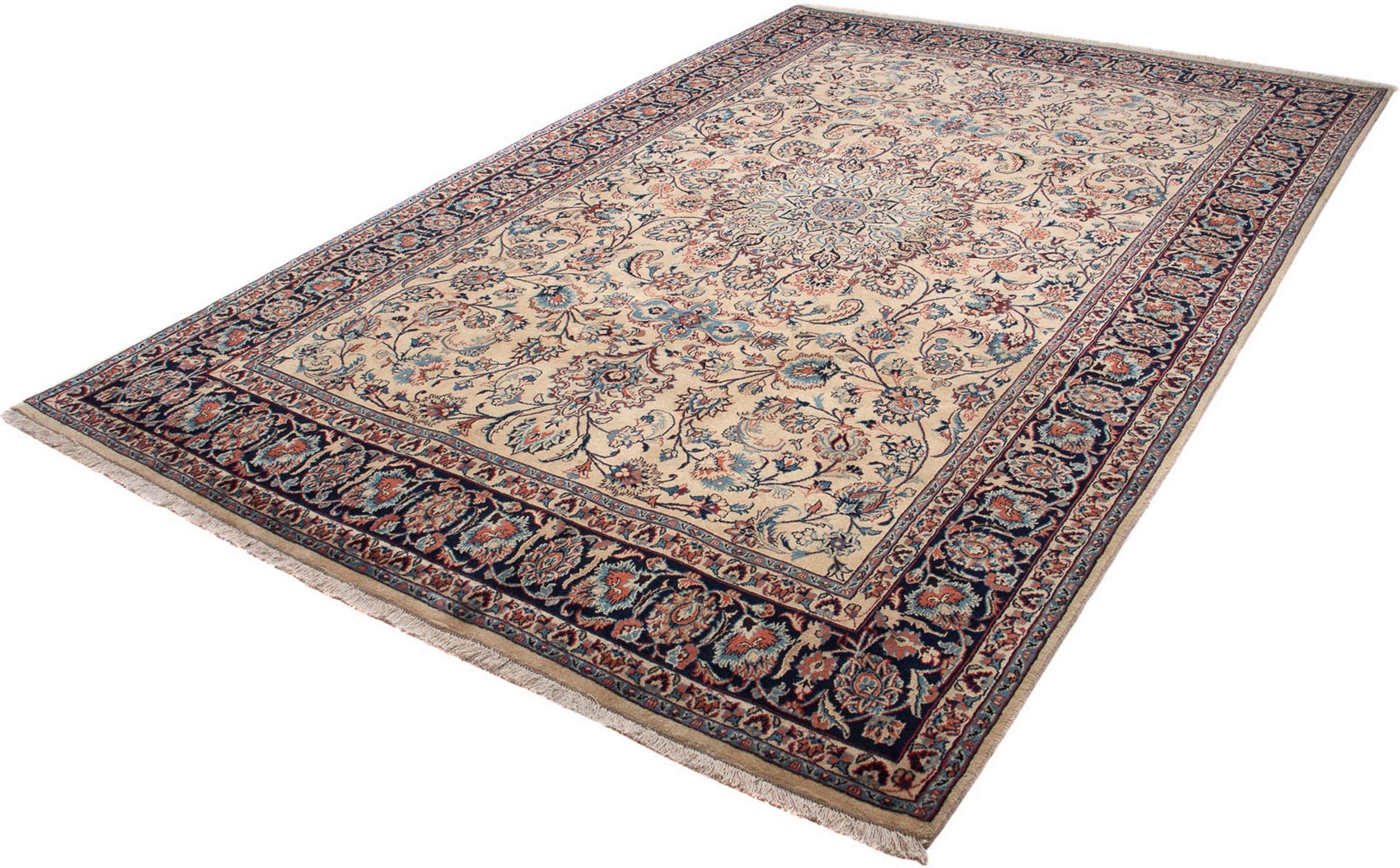 Image of morgenland Orientteppich »Perser - Classic - 310 x 200 cm - beige«, rechteckig, 10 mm Höhe, Wohnzimmer, Handgeknüpft, Einzelstück mit Zertifikat bei Ackermann Versand Schweiz