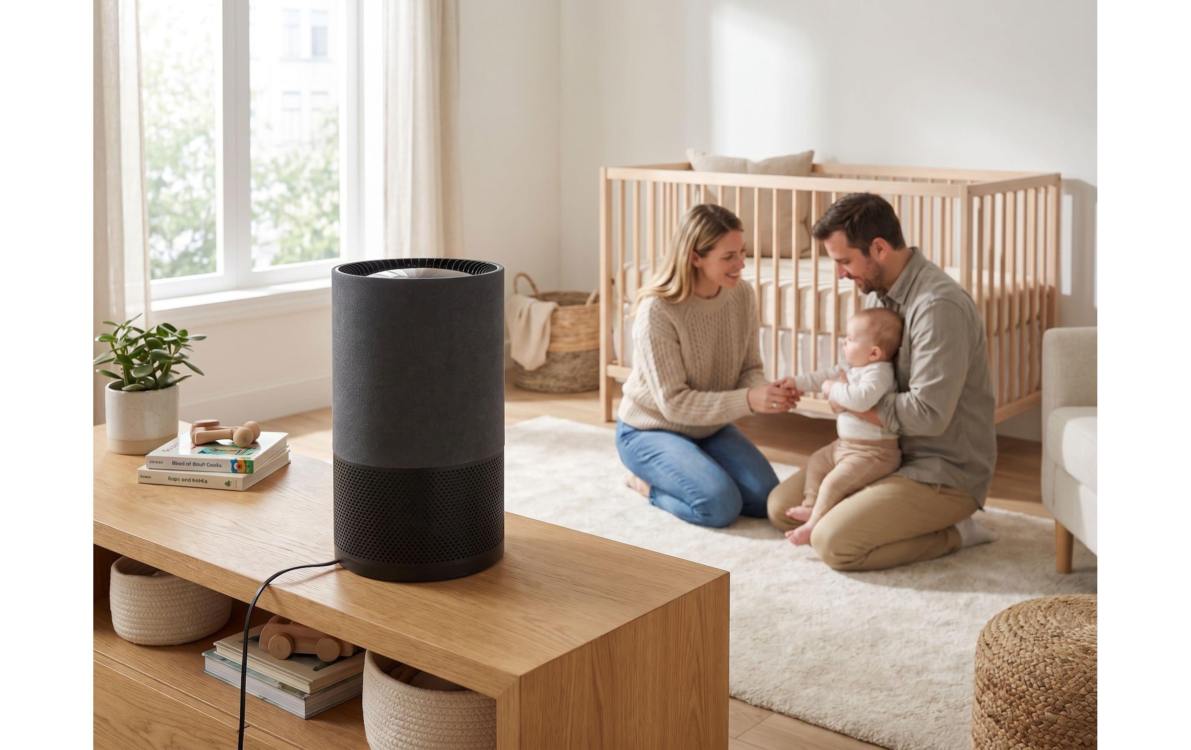 FURBER Humidificateur d'air »Ariviva« 5 l Wassertank Humidité agréable pour des pièces jusqu'à 35 m²
