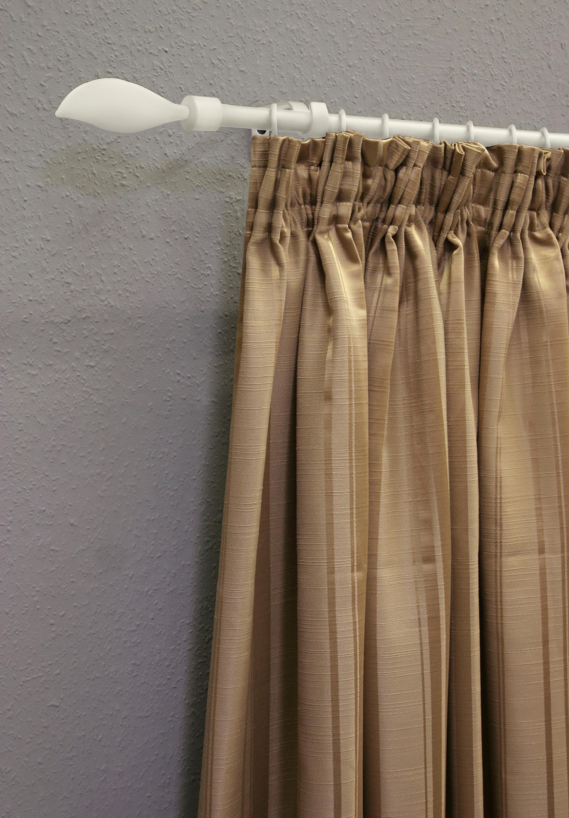 GARDINIA Tringle à rideaux »Set Metall« Ø 16 mm 1 läufig-läufig ausziehbar 1-Lauf