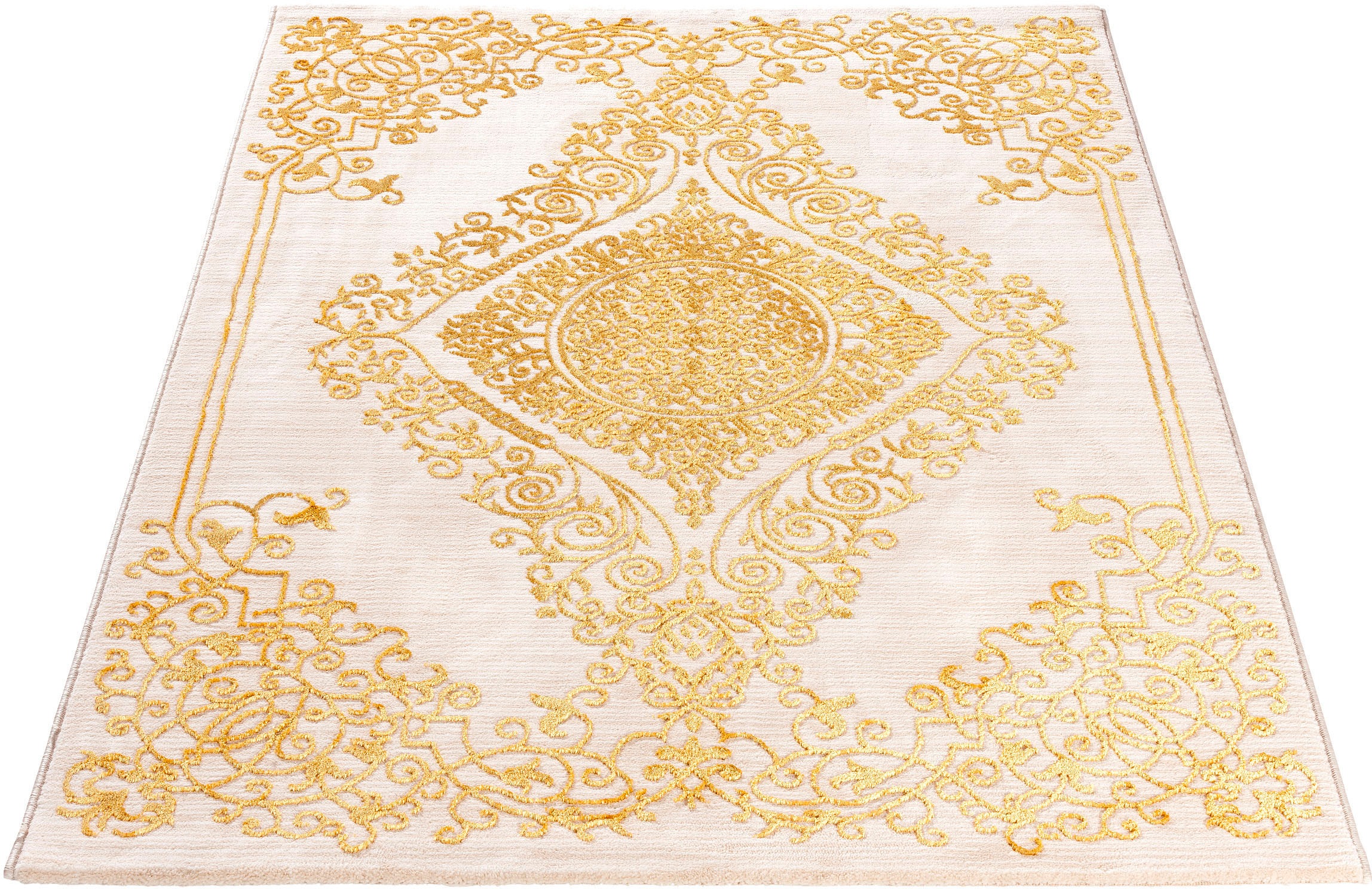 Image of Sehrazat Teppich »Lara 707«, rechteckig, 10 mm Höhe, Hoch-Tief-Struktur, mit Glanz, Wohnzimmer bei Ackermann Versand Schweiz