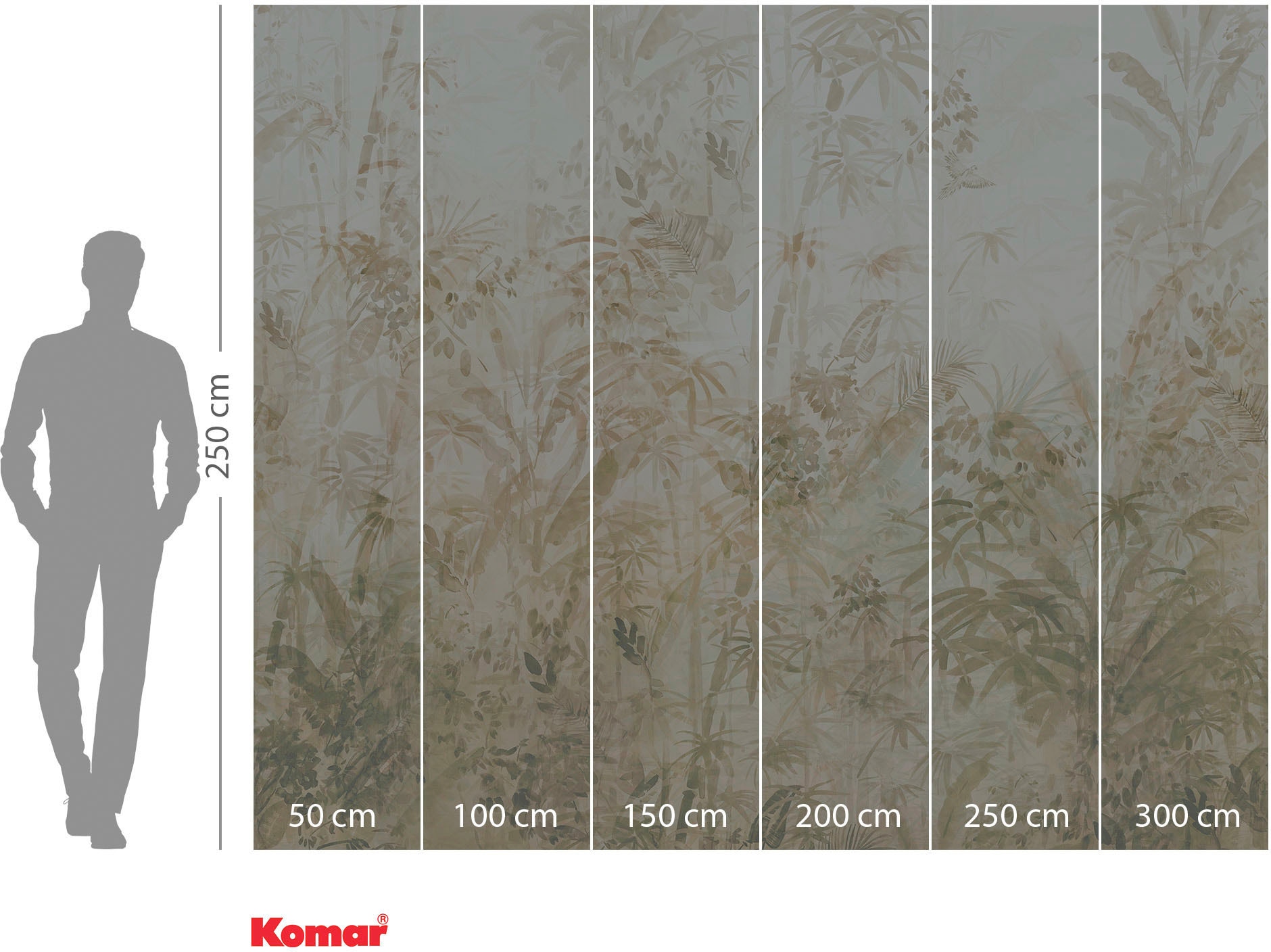 Komar Vliestapete »Digitaldruck Vlies -  Zen Zone - Grösse 300 x 250 cm« bedruckt glatt Wohnzimmer, Schlafzimmer