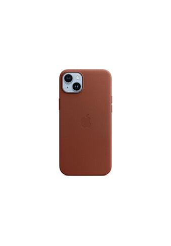 Handyhülle »14+ Leather Case Brown«, iPhone 14 Plus, 17 cm (6,7 Zoll)