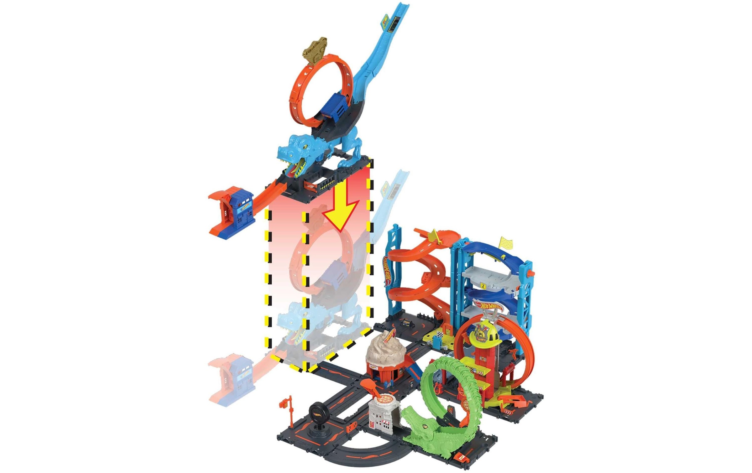 Hot Wheels Spielzeug-Auto »City T-Rex Chomp Down«
