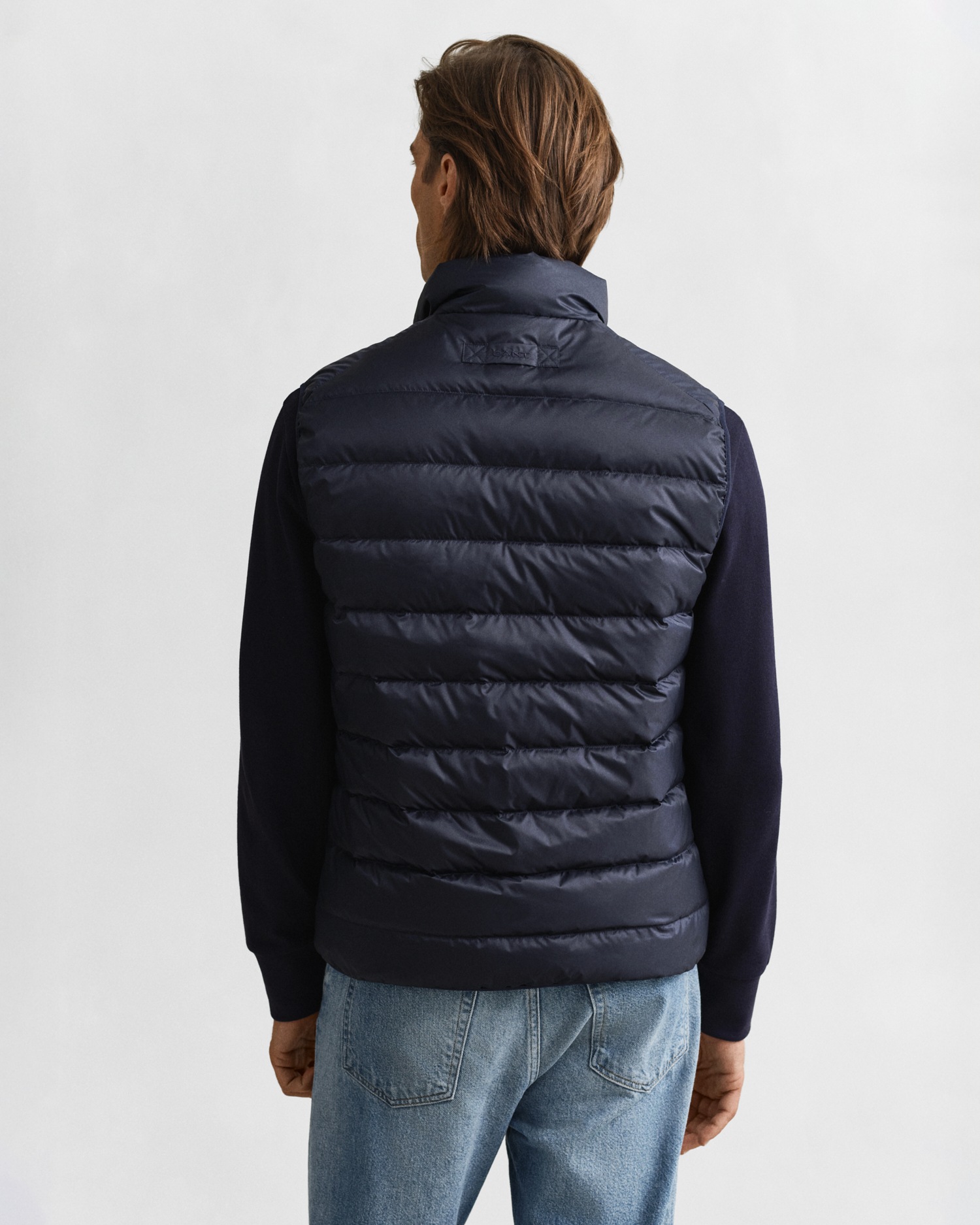 Gant Gilet matelassé »LIGHT DOWN VEST« Stehkragen, leicht, 2-Wege Reissverschluss