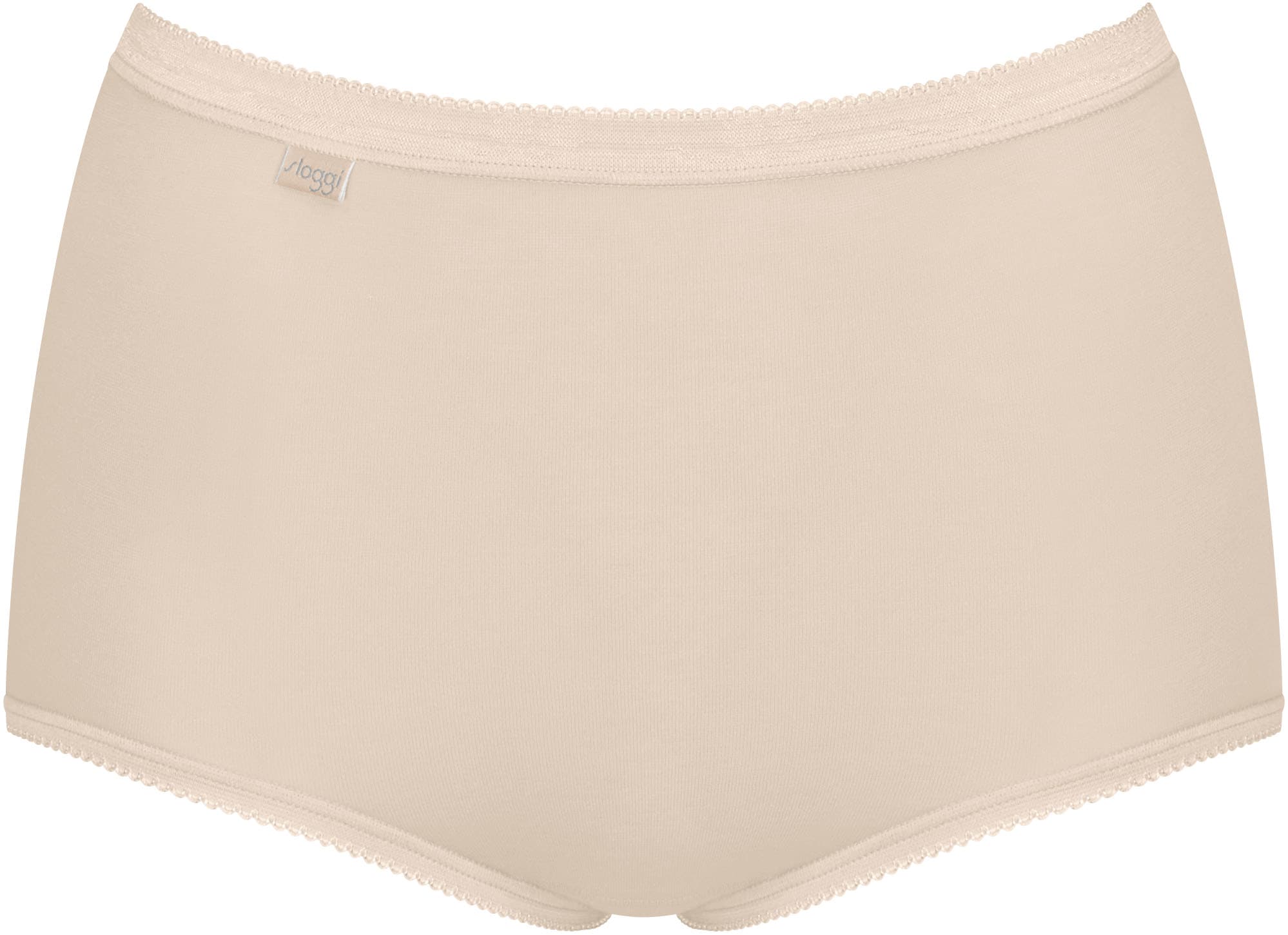 sloggi Maxislip »Basic+«, (4er Pack), Baumwollmischung, weiche Nähte, hohe Taille, elastisch
