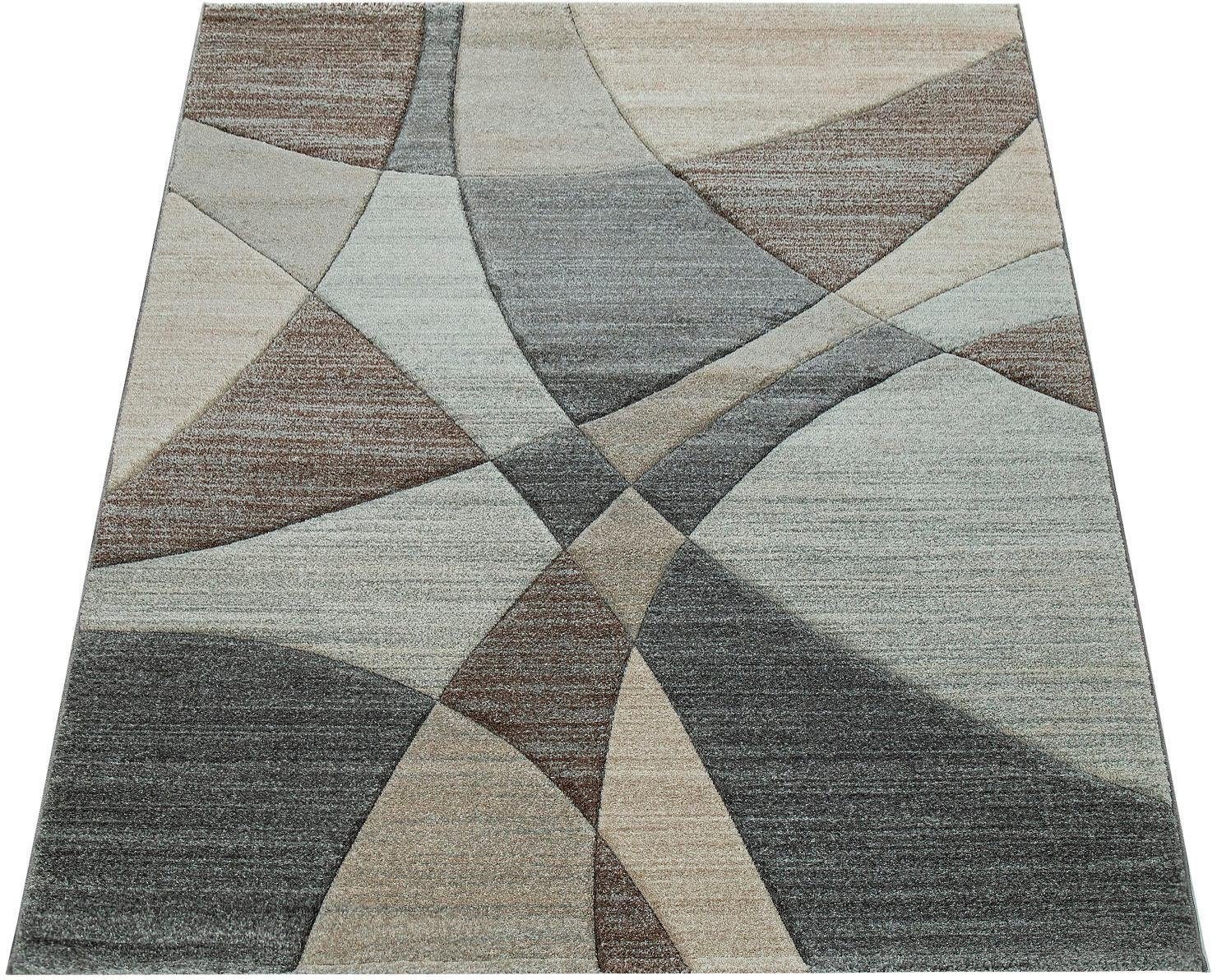 Image of Paco Home Teppich »Bahama 541«, rechteckig, 18 mm Höhe, Kurzflor, modernes Muster, handgefertigter Konturenschnitt, ideal im Wohnzimmer & Schlafzimmer bei Ackermann Versand Schweiz