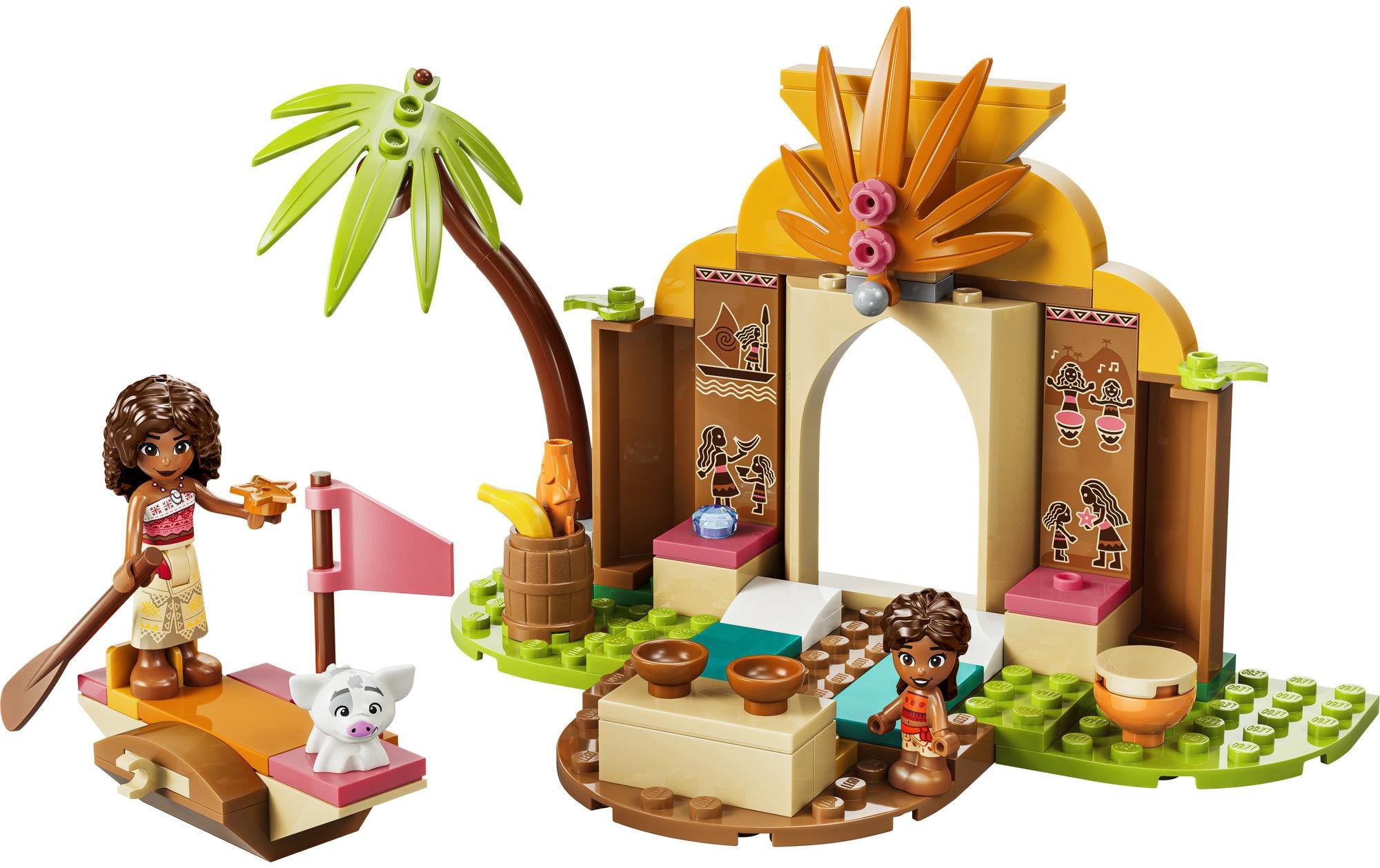 LEGO® Konstruktionsspielsteine »Vaianas Hütte und Boot (43282), LEGO Disney Princess« Made in Europe