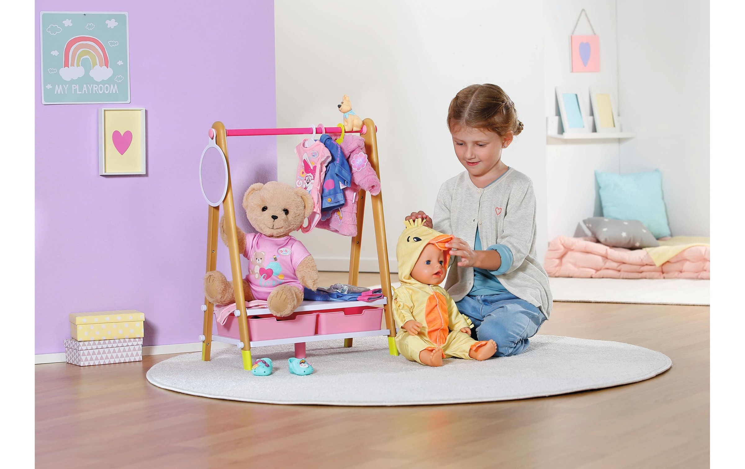 Baby Born Puppenkleidung »Bad Nacht-Onesie 43 cm«