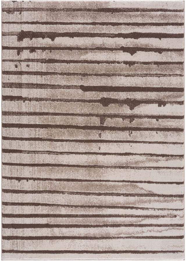 Carpet City Tapis »Moda« Rectangulaire 11 mm Höhe Kurzflor, Streifen-Muster, Weicher Flor