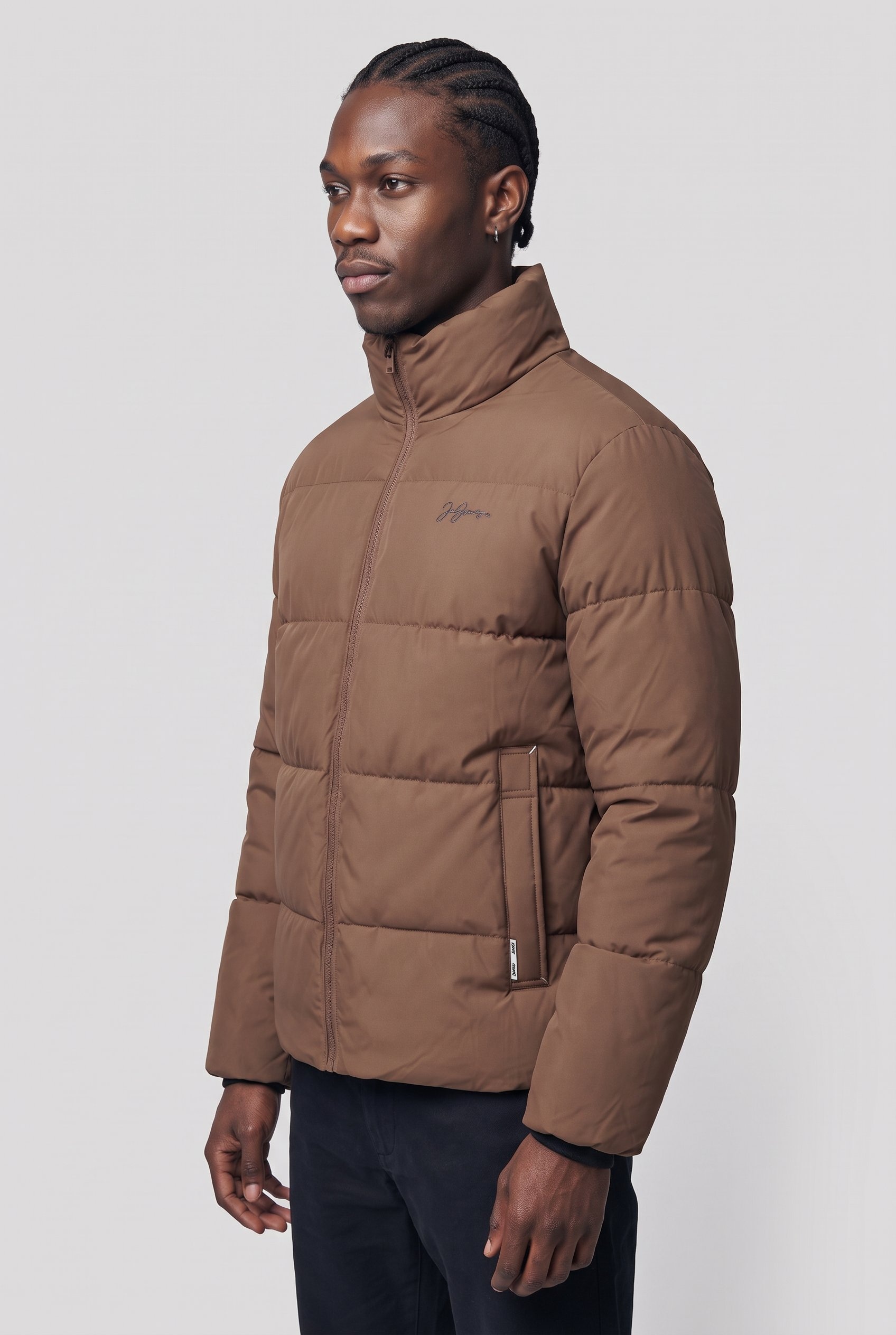 Jack & Jones Veste matelassée »JJLUPO PUFFER JACKET« Fibre synthétique, coupe régulière