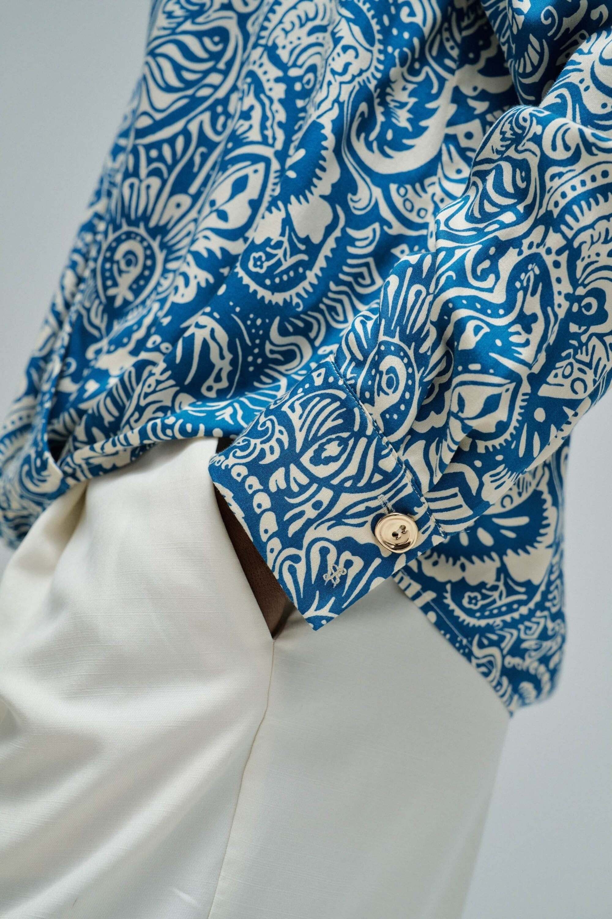 Salsa Blouse à manches longues »Salsa Jeans Langarmbluse Wrap Blouse«