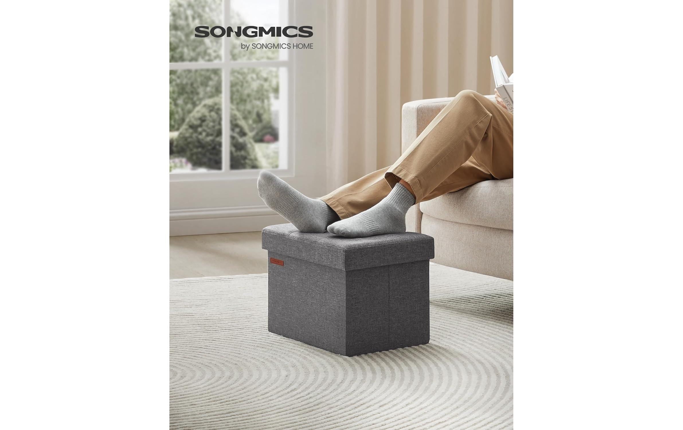 SONGMICS Sitztruhe »Ottomane mit Stauraum 40 x 31 cm«
