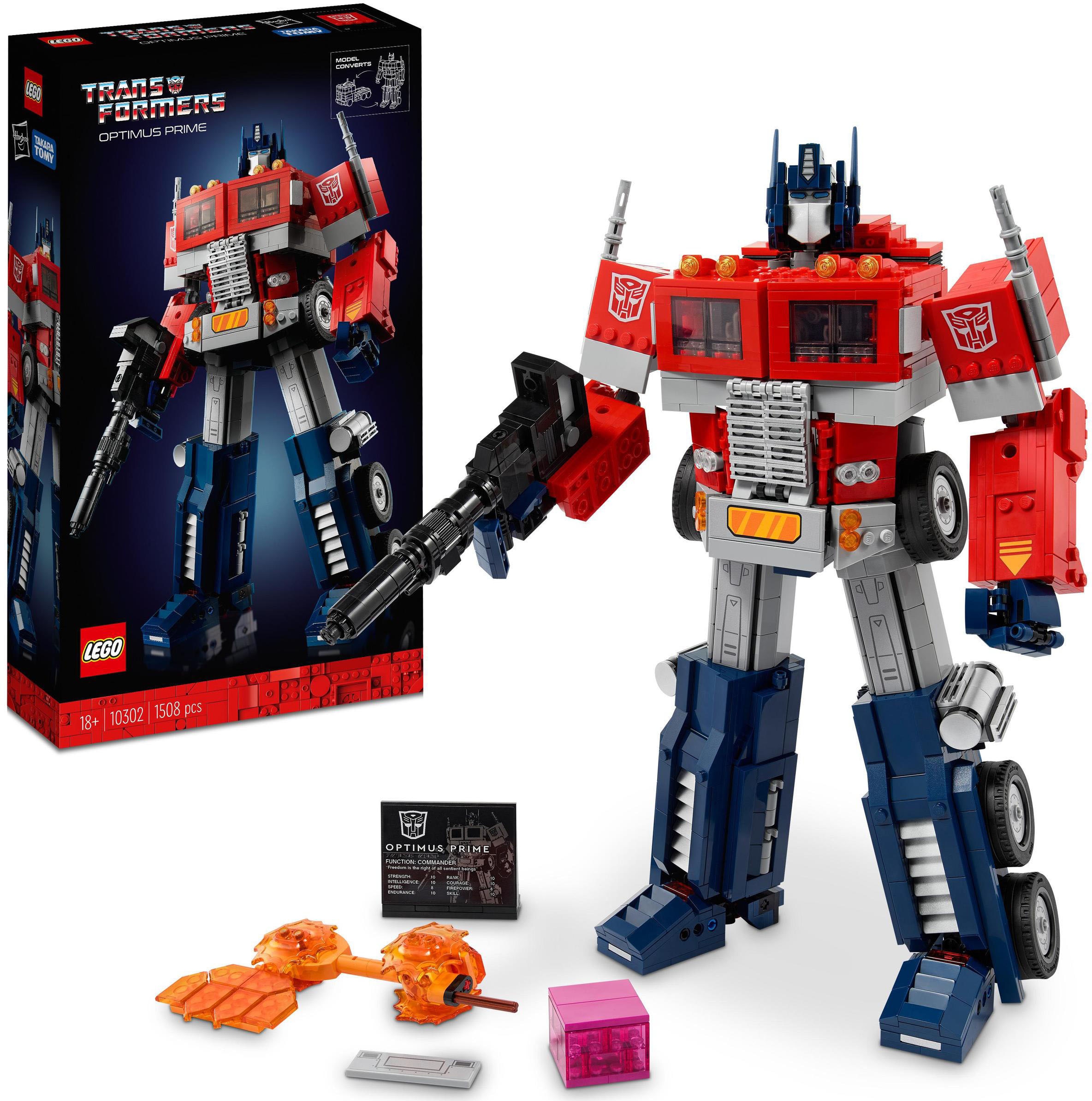 LEGO® Konstruktionsspielsteine »Optimus Prime (10302), LEGO® Icons« Made in Europe