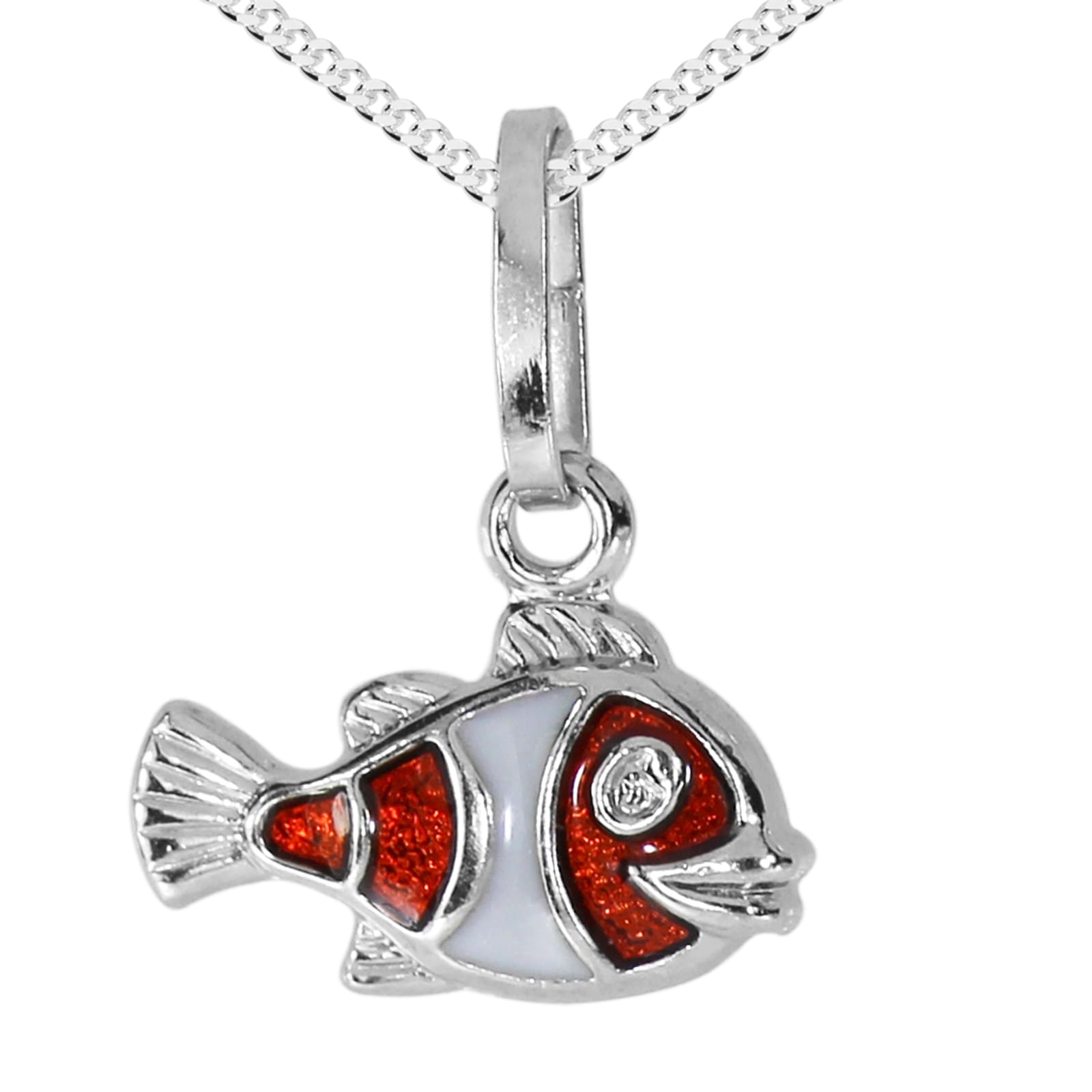 Image of OSTSEE-SCHMUCK Kette mit Anhänger "Ostsee-Schmuck Kette mit Anhänger kleiner Fisch"
