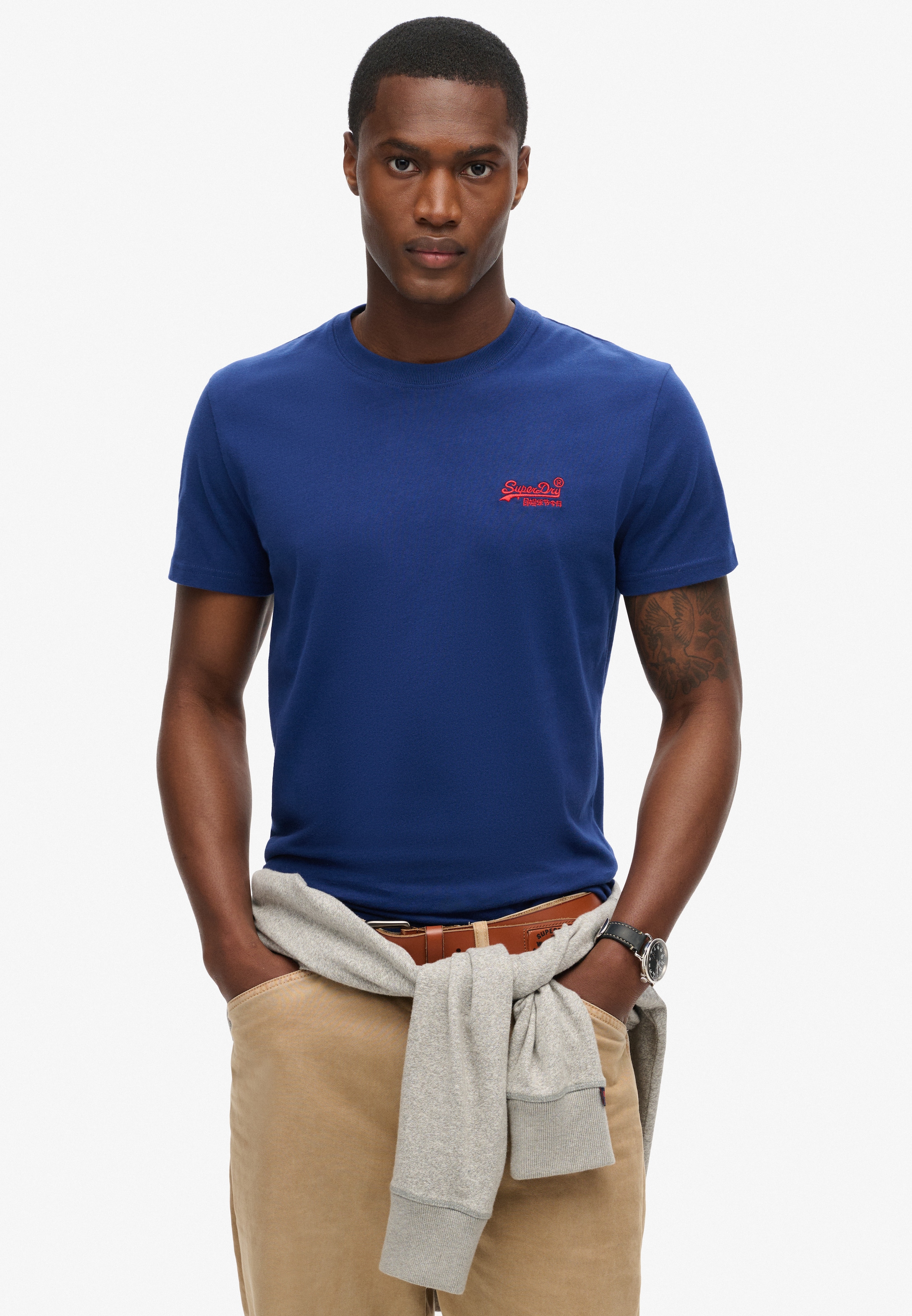 Superdry Rundhalsshirt »ESSENTIAL LOGO EMB TEE«