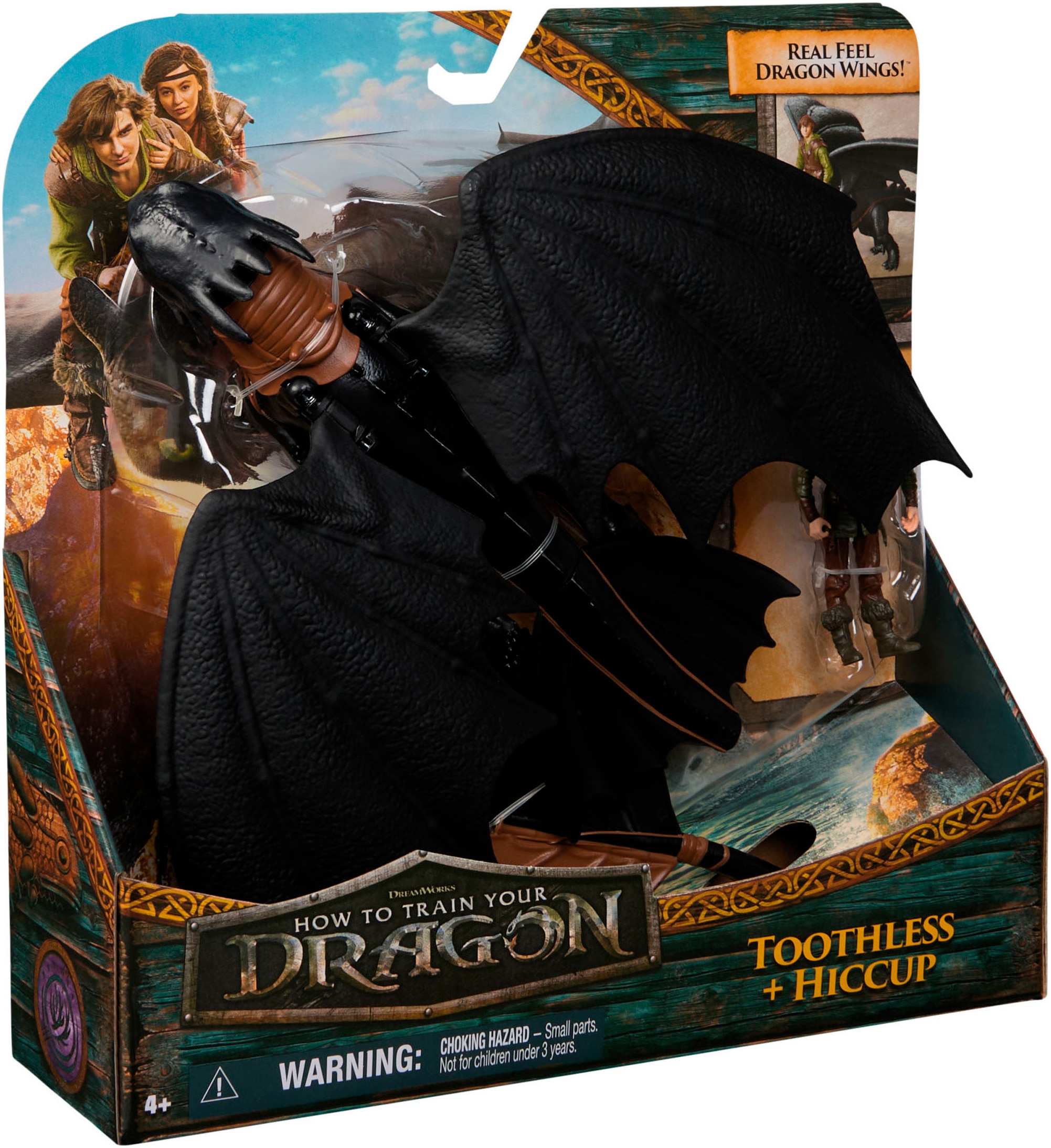 Spin Master Personnage de jeu »Dragons Movie - Viking & Dragon - Ohnezahn & Hicks«