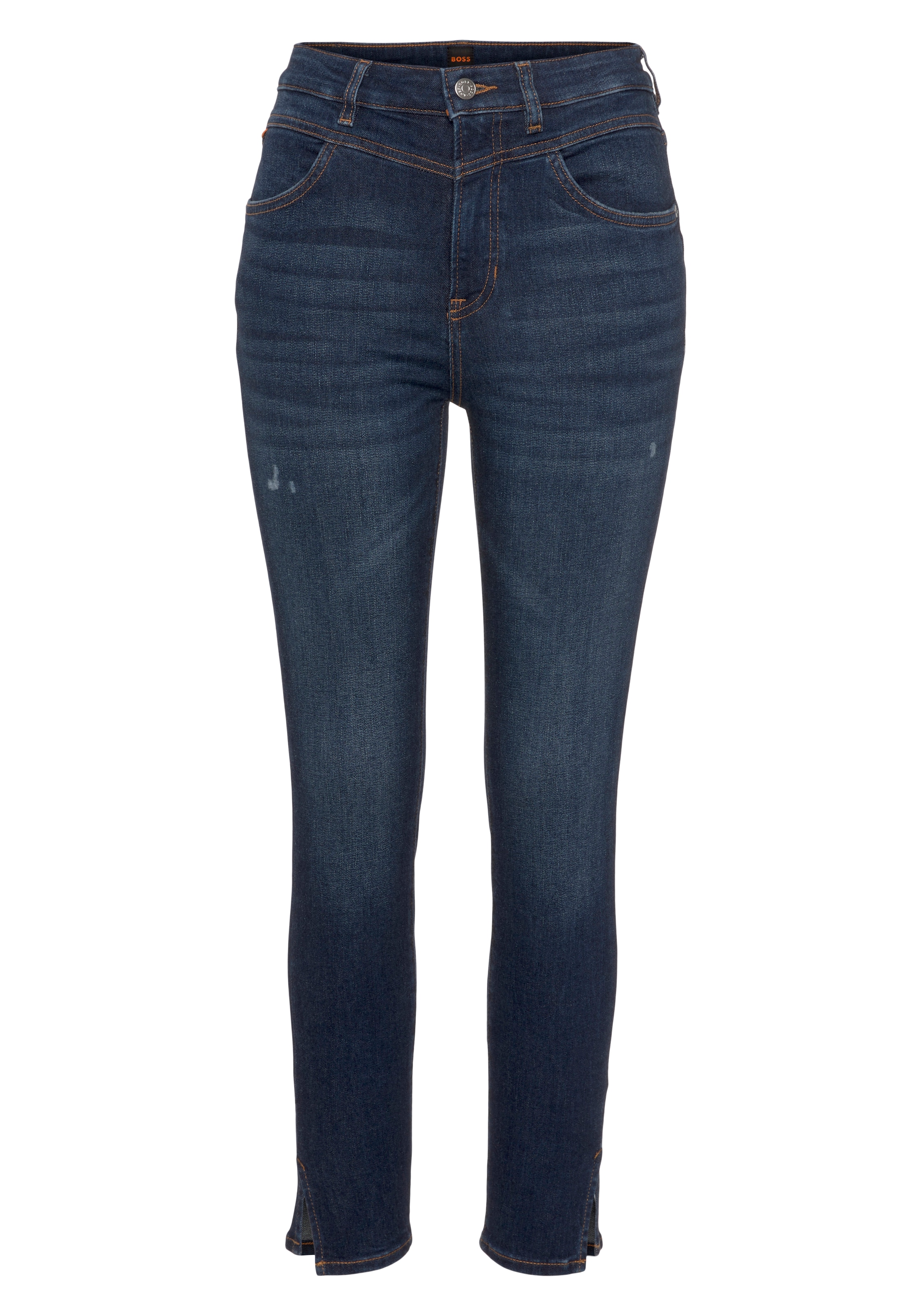 BOSS ORANGE 5-Pocket-Jeans »Kitt High Rise Hochbund High Waist Premium Denim Jeans«, mit offenen Beinabschluss