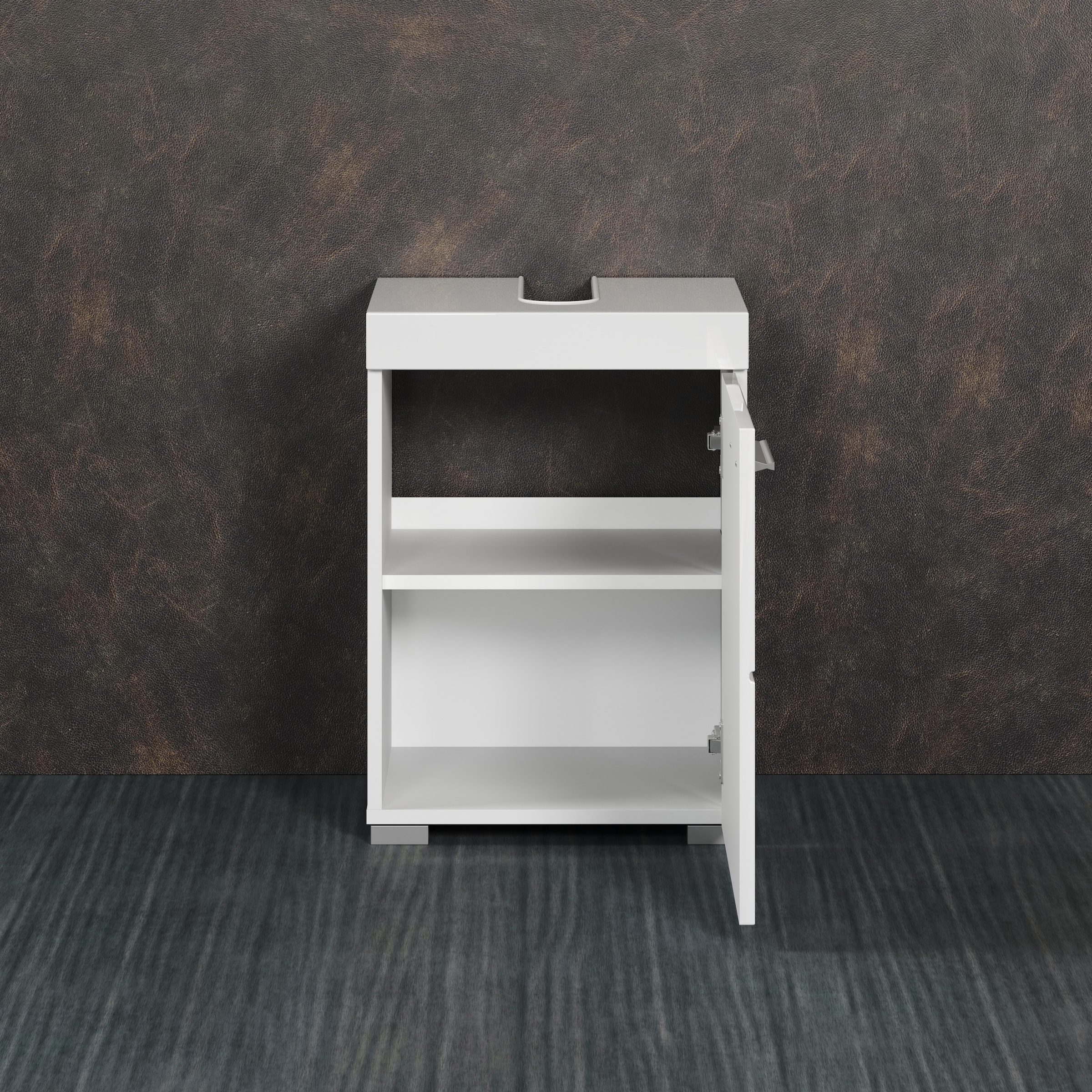 welltime Waschbeckenunterschrank »Avena« 1 Stk. tlg. Unterschrank mit Tür & Einlegeboden – (B/T/H) 40/34/56 cm