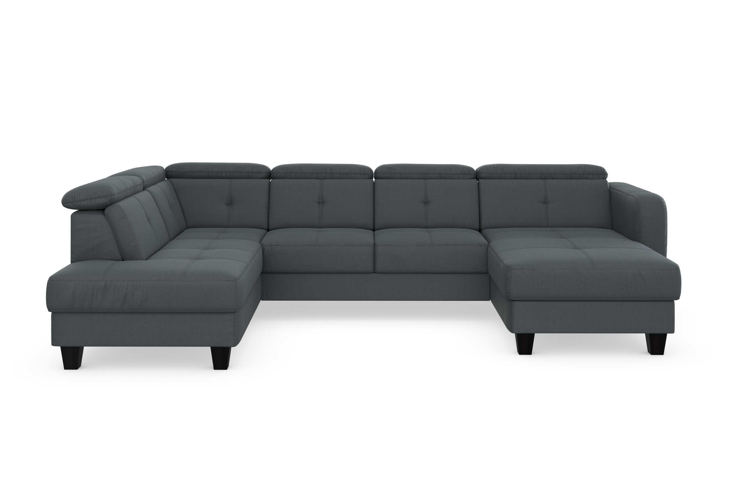 sit&more Paysage de salon »Belluci U-Form« Kopfteilverstellung und Federkern, wahlweise mit Bettfunktion