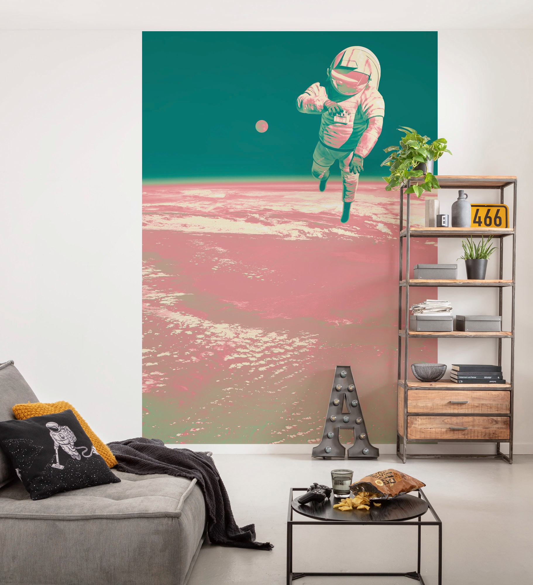 Komar Vliestapete »Digitaldruck Vlies -  Spacewalk - Grösse 200 x 280 cm« bedruckt glatt Kinderzimmer