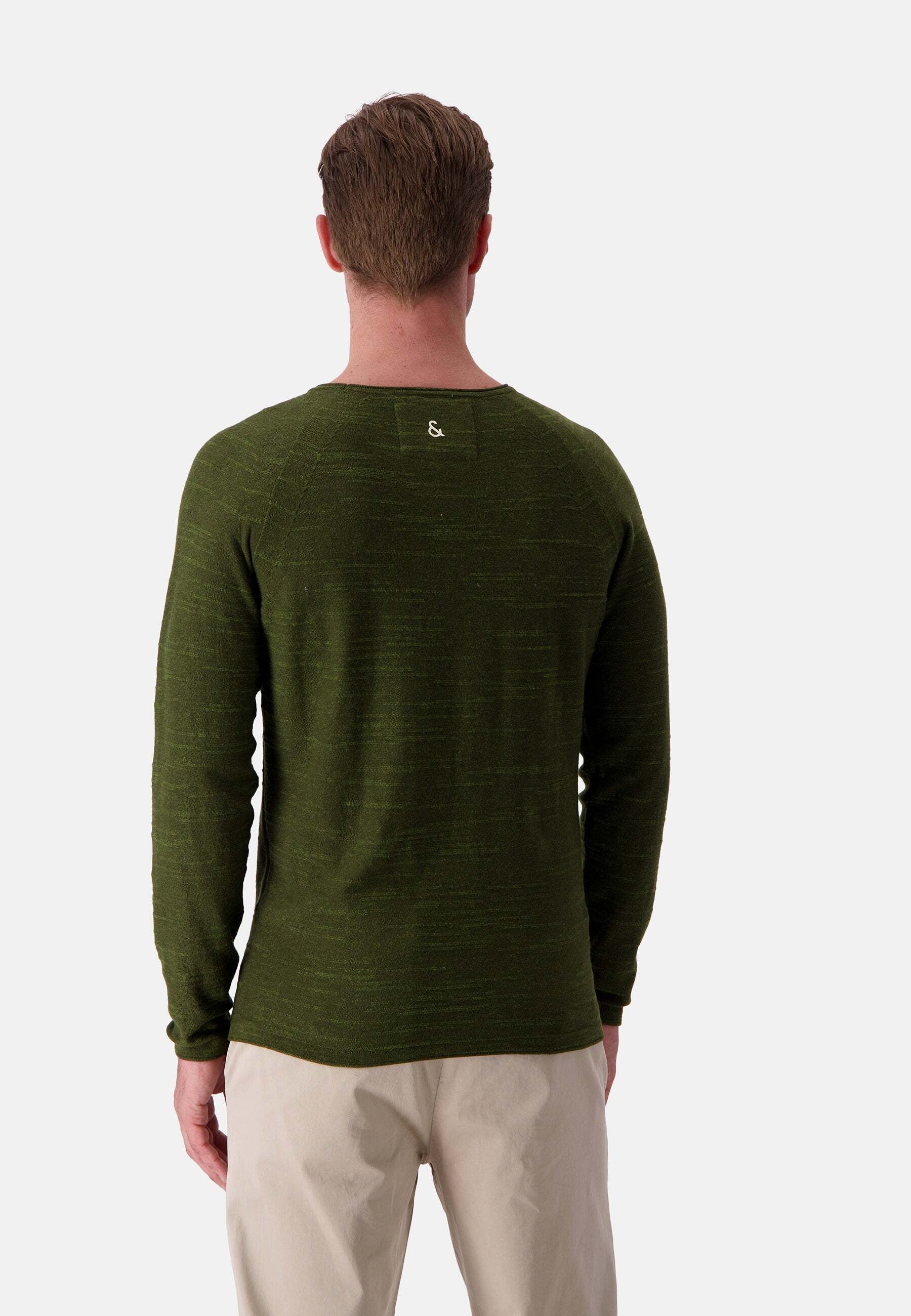 colours & sons Strickpullover »colours & sons Pullover Roundneck Slub«