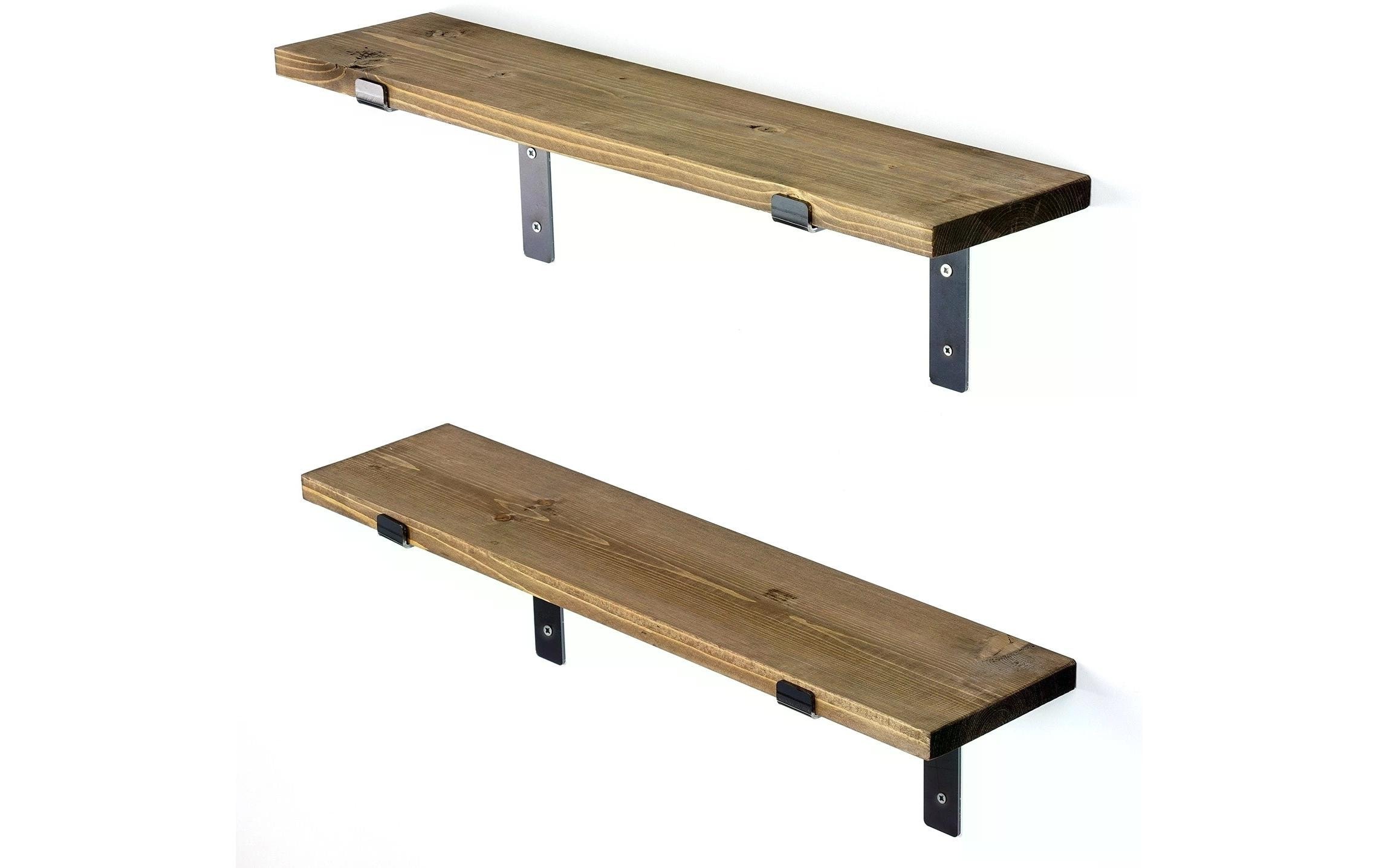 WOODY FASHION Wandregal »LAM006 2 Stück«