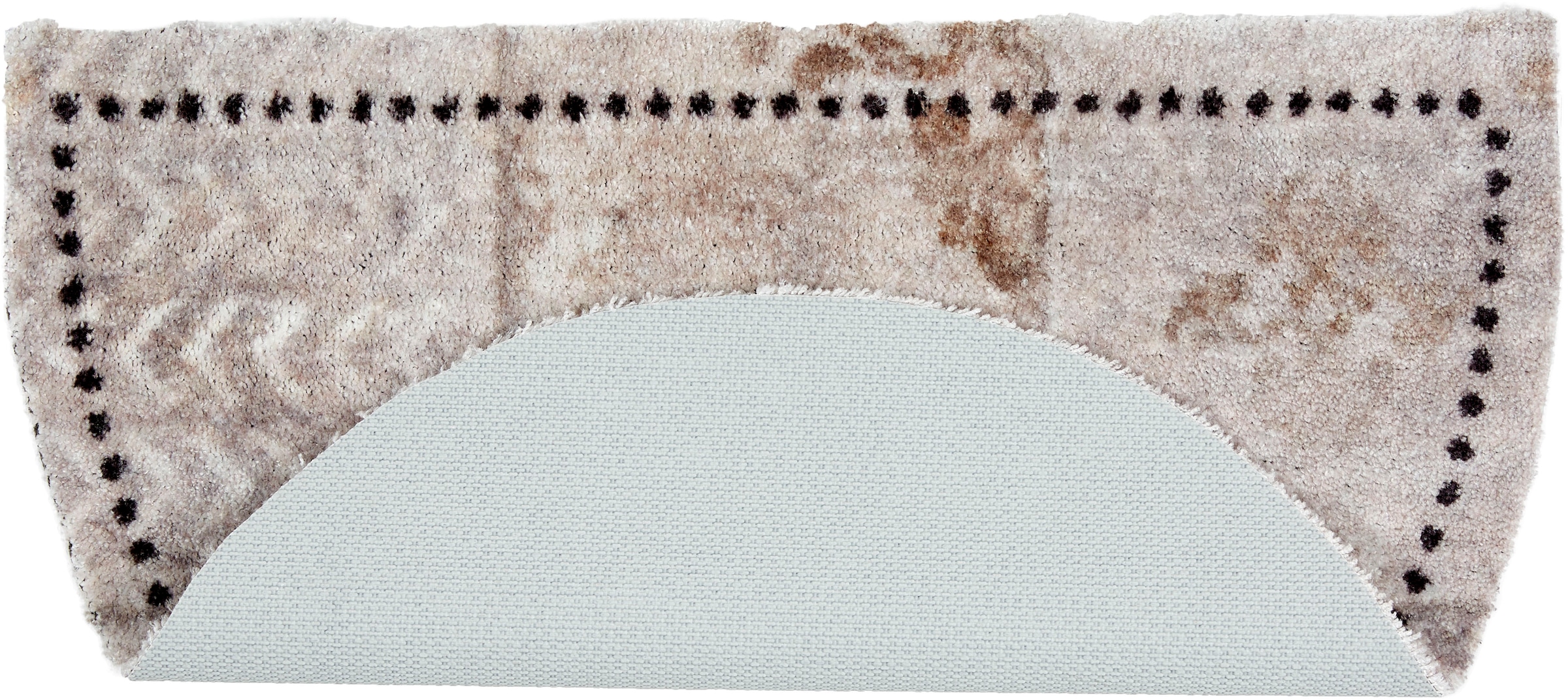 ASTRA Fussmatte »Pure&Soft 017« halbrund 7 mm Höhe Sauberlaufmatte, weiche Oberfläche, waschbar, rutschfest