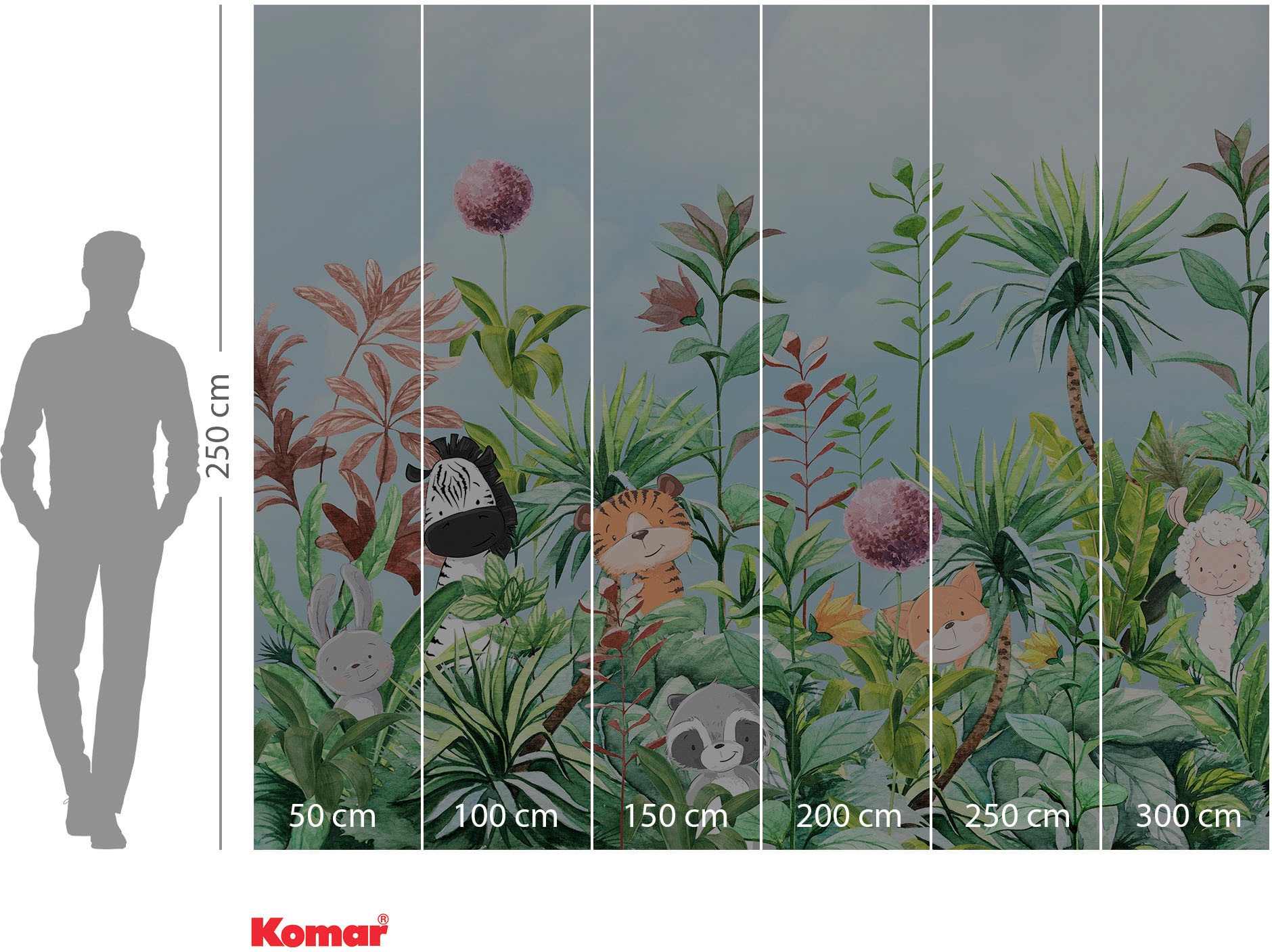 Komar Fototapete »Digitaldruck Vlies - First Day of School - Grösse 300 x 250 cm«, bedruckt, Wohnzimmer, Schlafzimmer