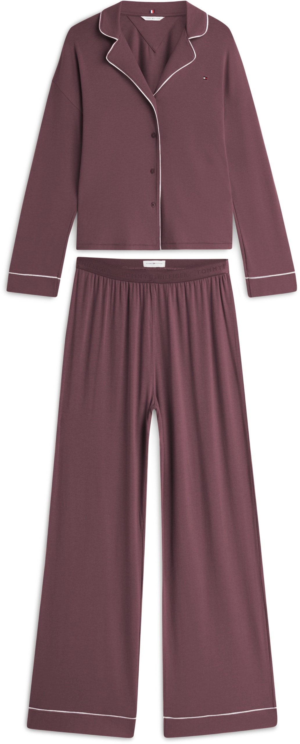 Tommy Hilfiger Underwear Pyjama »LS SHIRT PANTS PJ SET« Coupe relax essentielle