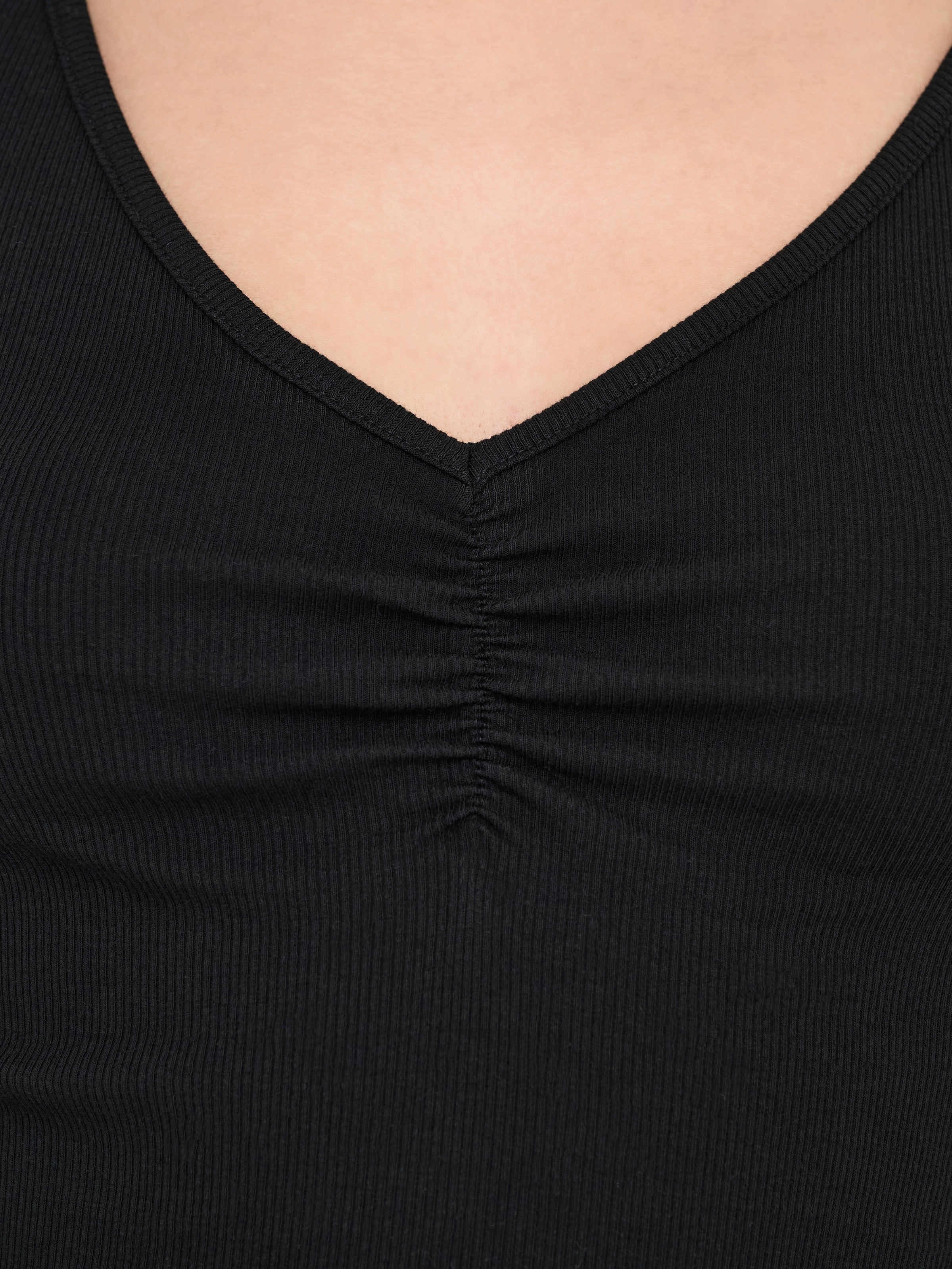 ONLY Langarmshirt »ONLBETTY L/S V-NECK TOP CC JRS«