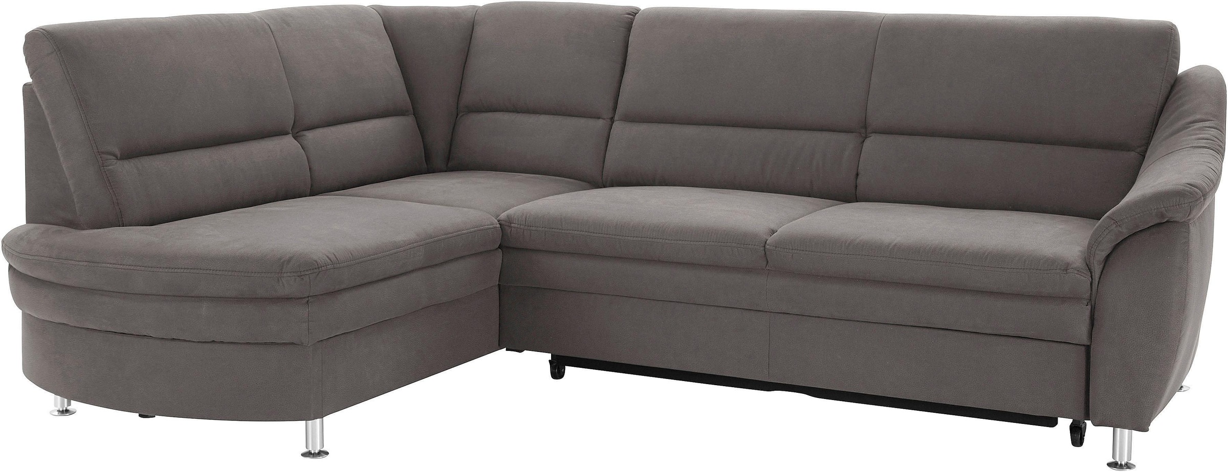 sit&more Ecksofa »Cardoso L-Form«, mit Federkern, wahlweise mit Bettfunktion und Schubkasten